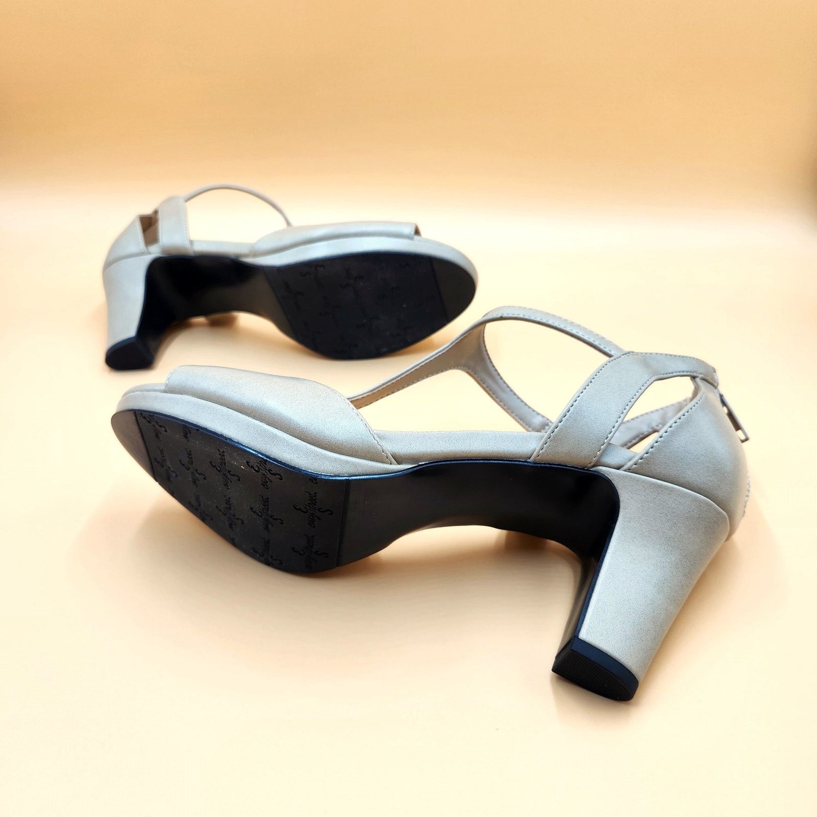 The Unbranded Brand Easy Street Women Pearl Vegan Dress Heel Sandals Size US 9M Size US 9 / IT 39 - 7 Thumbnail
