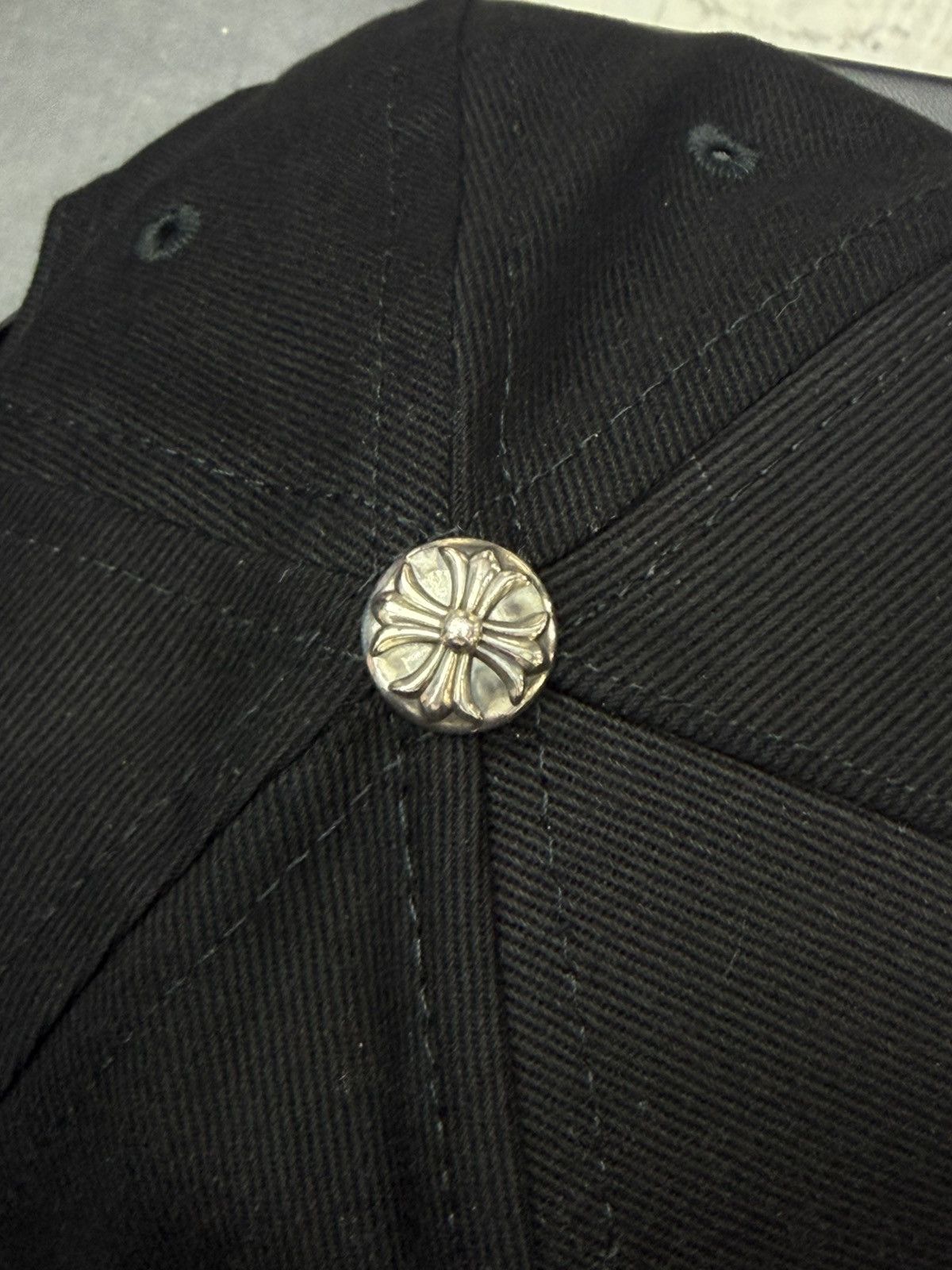 Chrome Hearts Chrome Hearts Horseshoe Denim Baseball Hat Size ONE SIZE - 5 Thumbnail