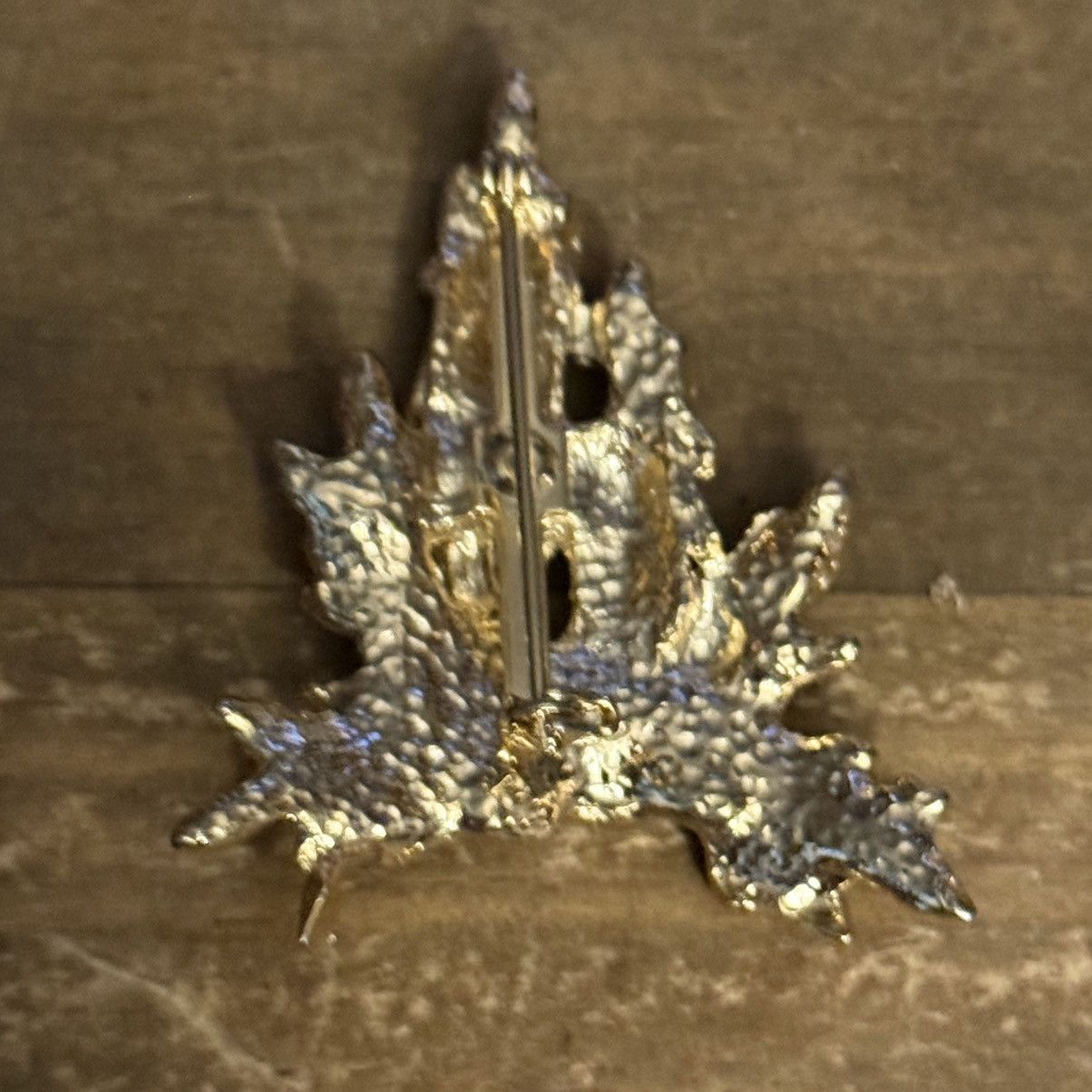 Vintage Vintage gold tone Christmas candles brooch Size ONE SIZE - 3 Thumbnail