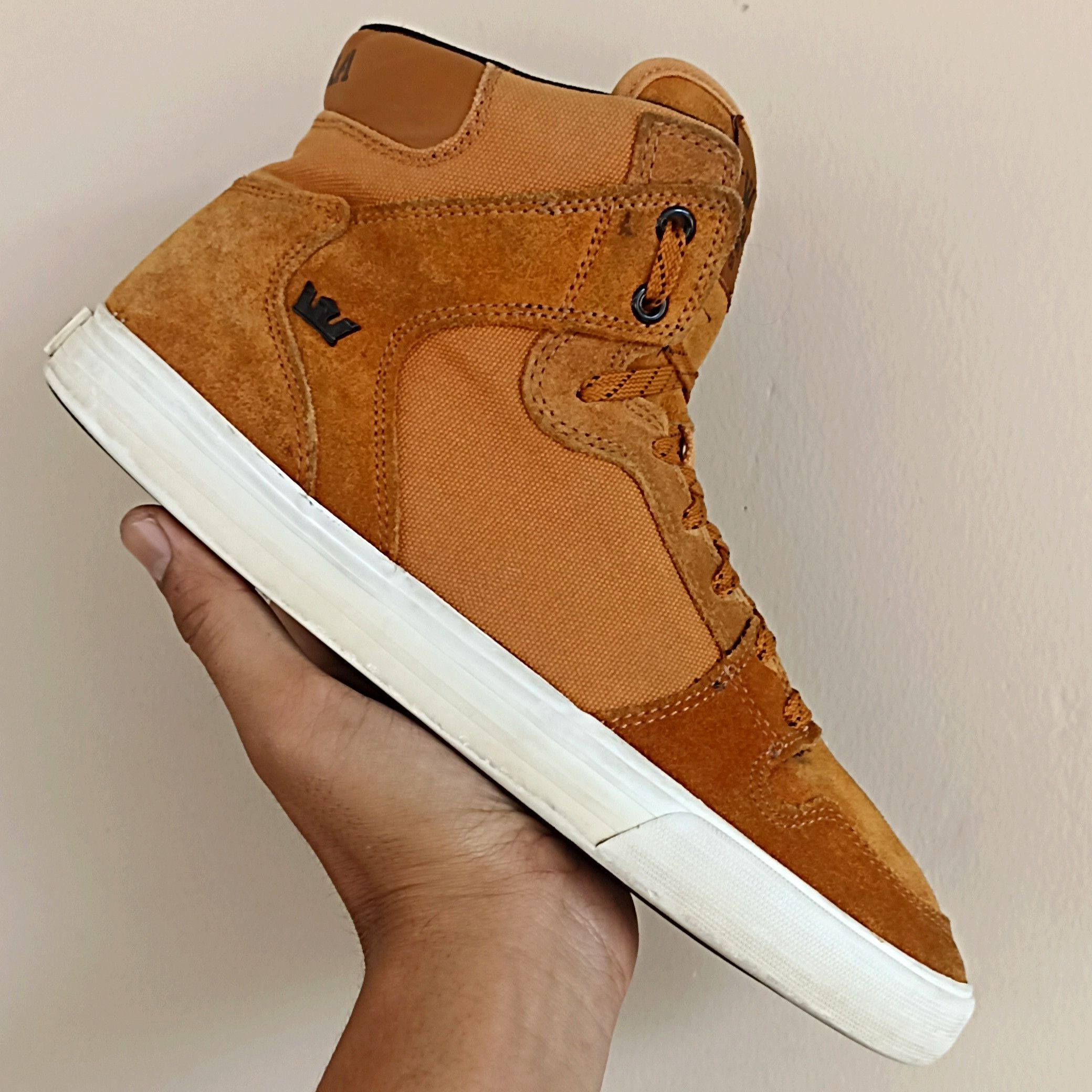 Supra Supra Vaider Wheat Skate Boarding Sneakers Size US 12 / EU 45 - 4 Thumbnail