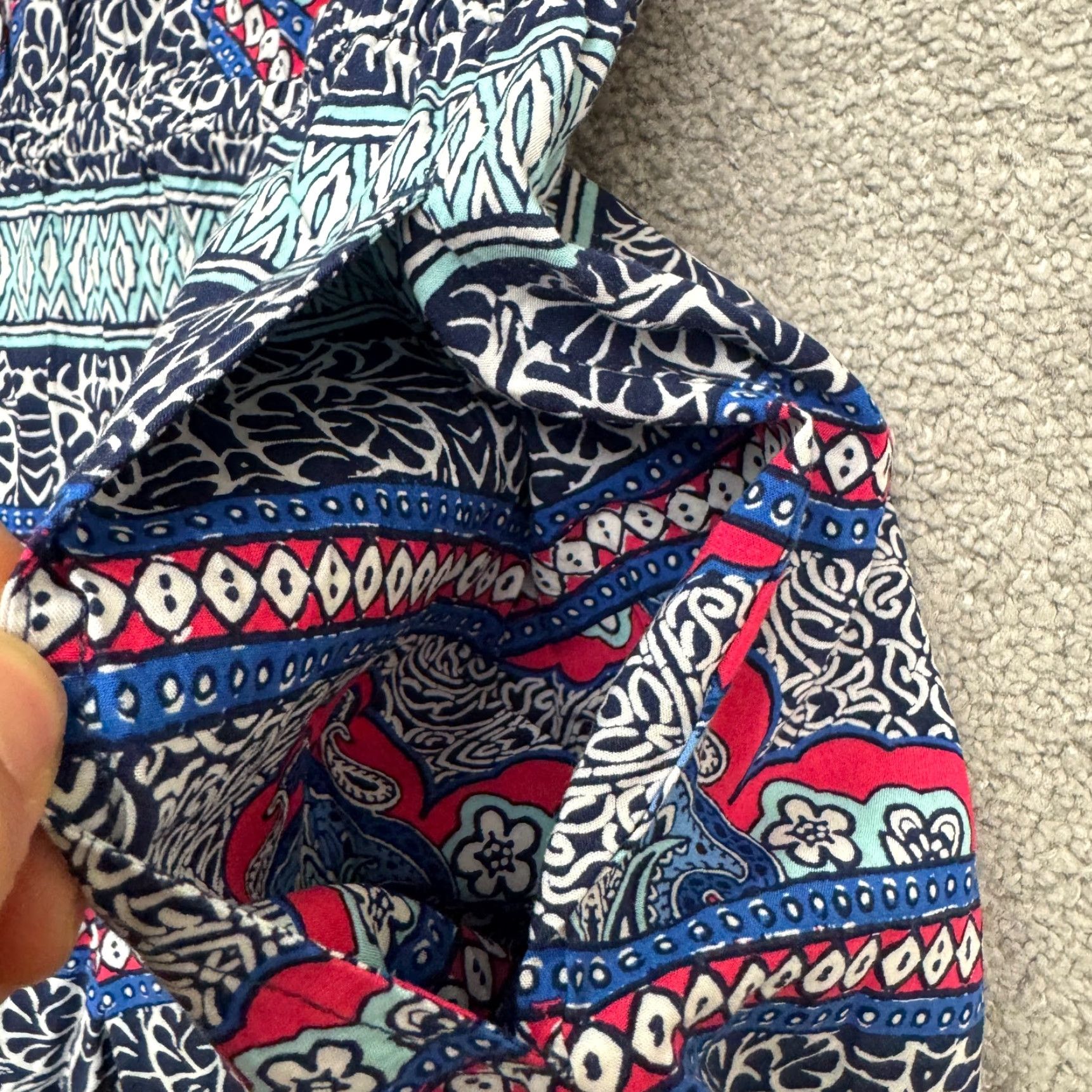 Tommy Bahama VINTAGE Tommy Bahama Paisley Wide Leg Jumpsuit Womens Medium Boho Summer Beach Resort Casual Size 32" / US 10 / IT 46 - 4 Thumbnail