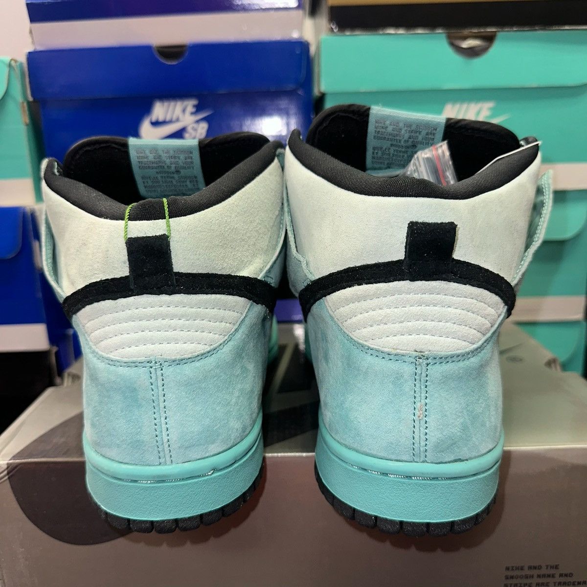 Nike Size 11 - Nike Dunk SB High Sea Crystal 305050-301 2004 Size US 11 / EU 44 - 3 Thumbnail