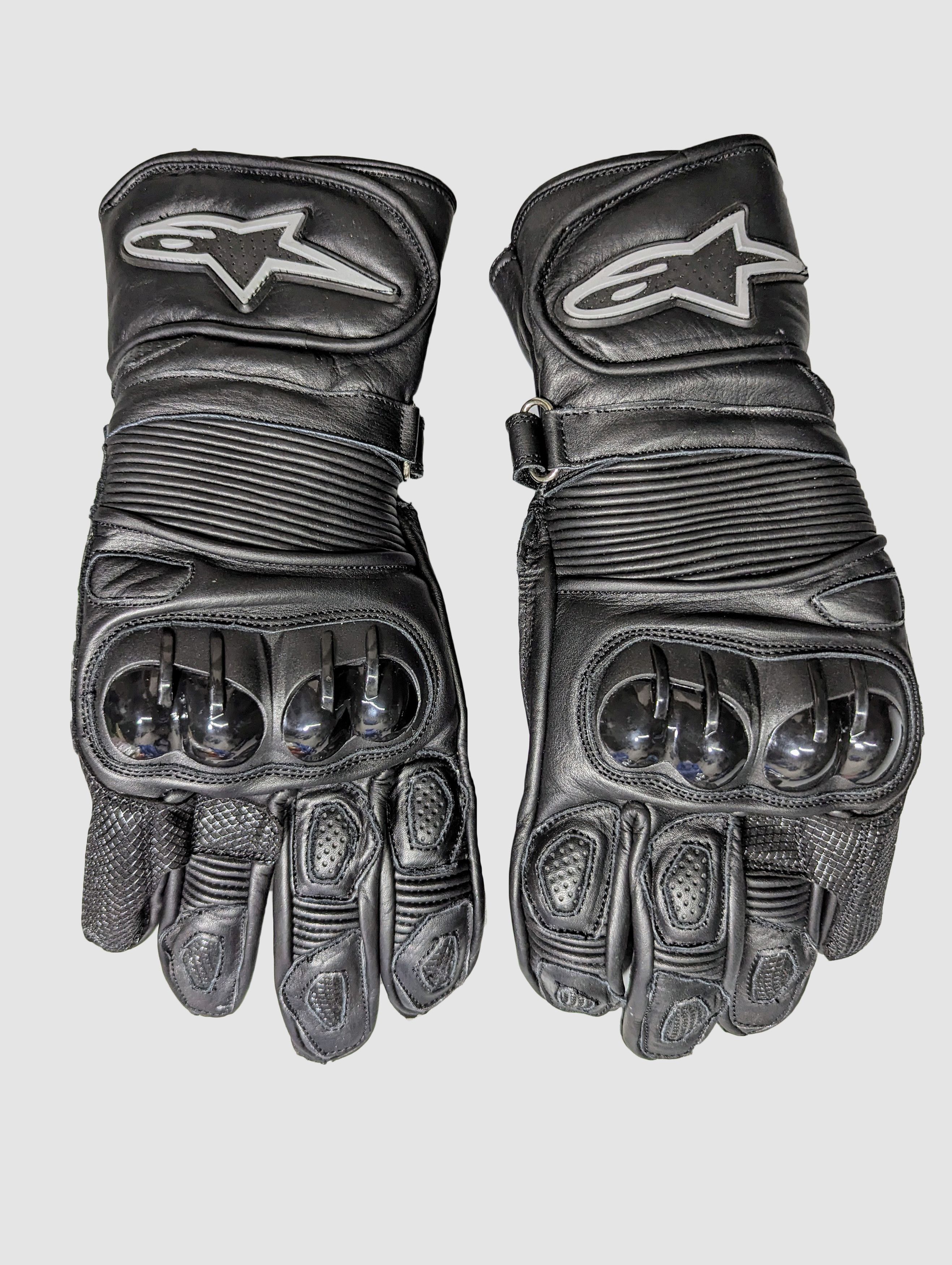 Alpinestars 🔥 Alpinestars RARE Leather Gloves STREETWEAR Biker Gloves Size ONE SIZE - 3 Thumbnail