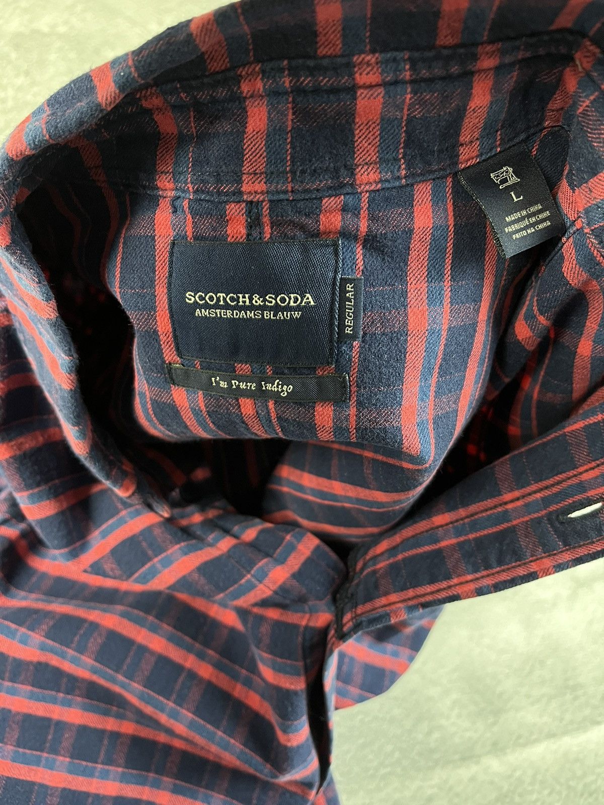 Scotch & Soda Scotch & Soda long sleeve shirt Size US L / EU 52-54 / 3 - 9 Thumbnail