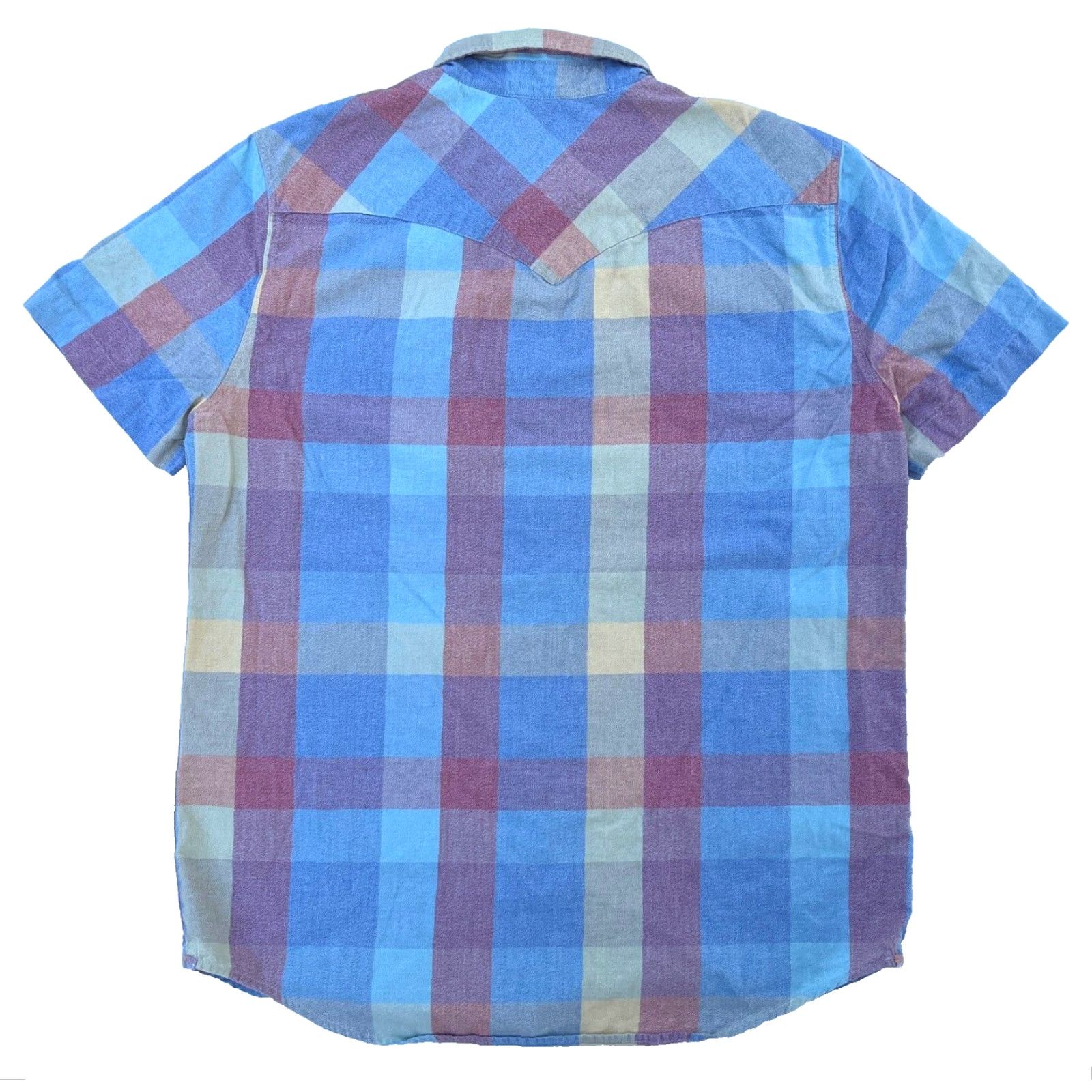 Levi's Levi's Shirt Western Plaid Short Sleeve Pearl Snap Size L Mens Size US L / EU 52-54 / 3 - 2 Thumbnail
