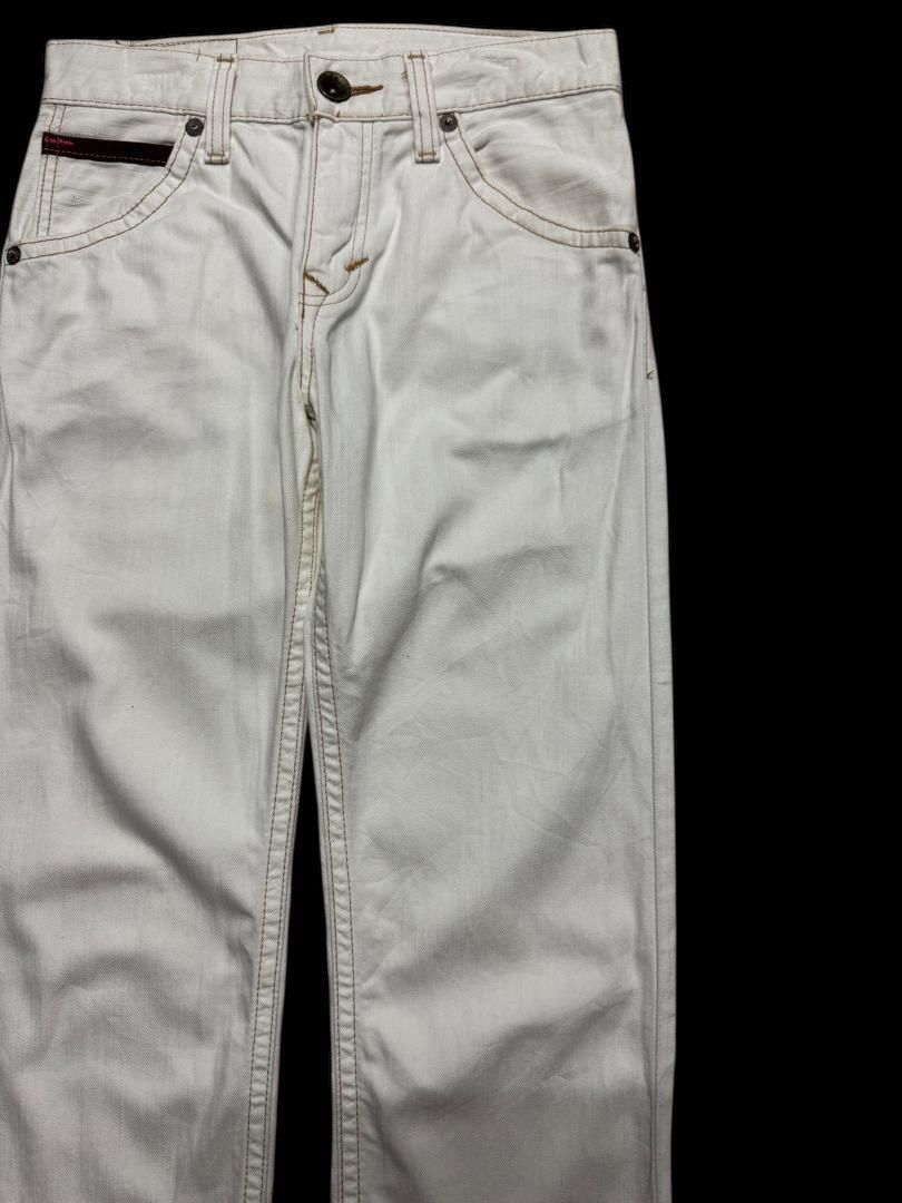 Edwin RARE Edwin White Jeans Navajo Style Pocket Made in Japan Size US 28 / EU 44 - 4 Thumbnail