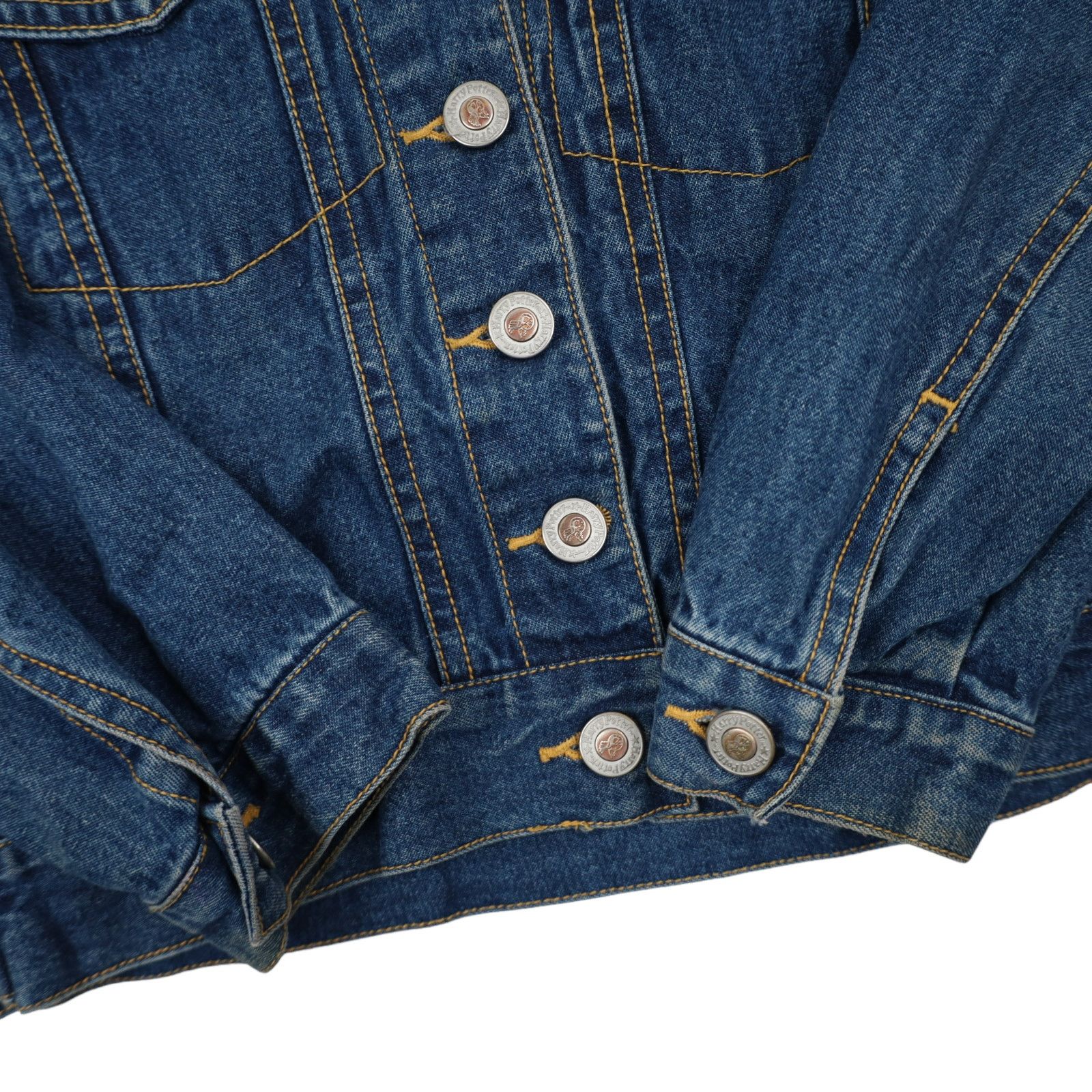 Vintage Vintage Y2k Harry Potter Hedwing Denim Jacket Size XXS / US 00 / IT 34 - 3 Thumbnail