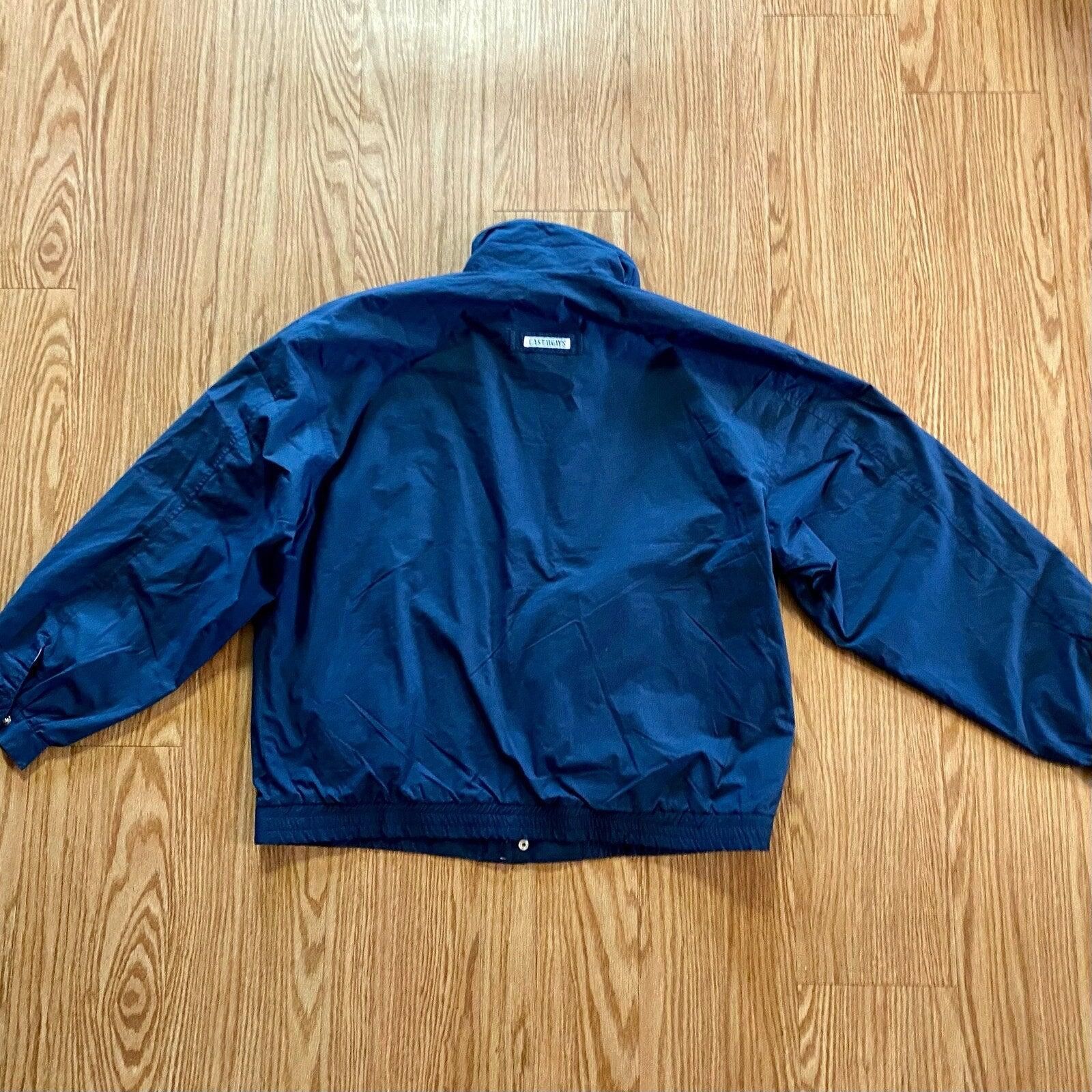 Castaway Clothing Castaways Vintage Blue Nautical Windbreaker Mens XLarge Size US XL / EU 56 / 4 - 12 Thumbnail
