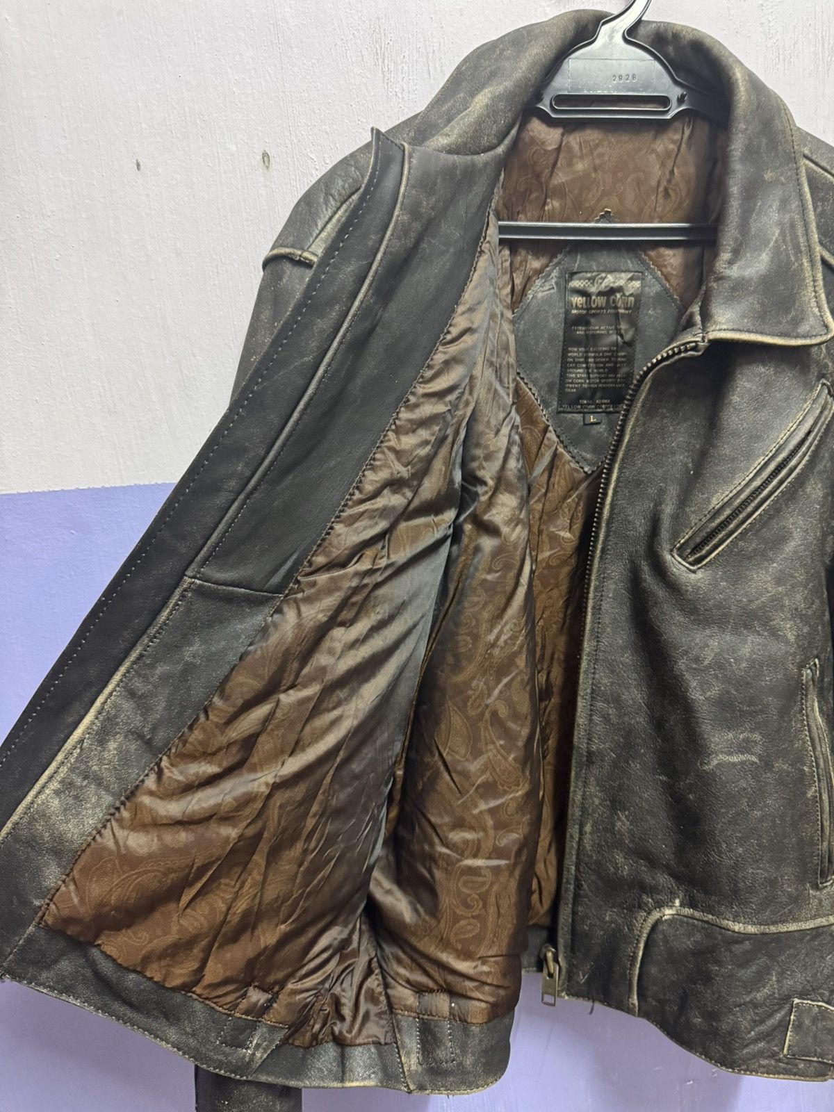 YELLOW CORN Yellow Corn Leather Jacket Size US L / EU 52-54 / 3 - 20 Thumbnail