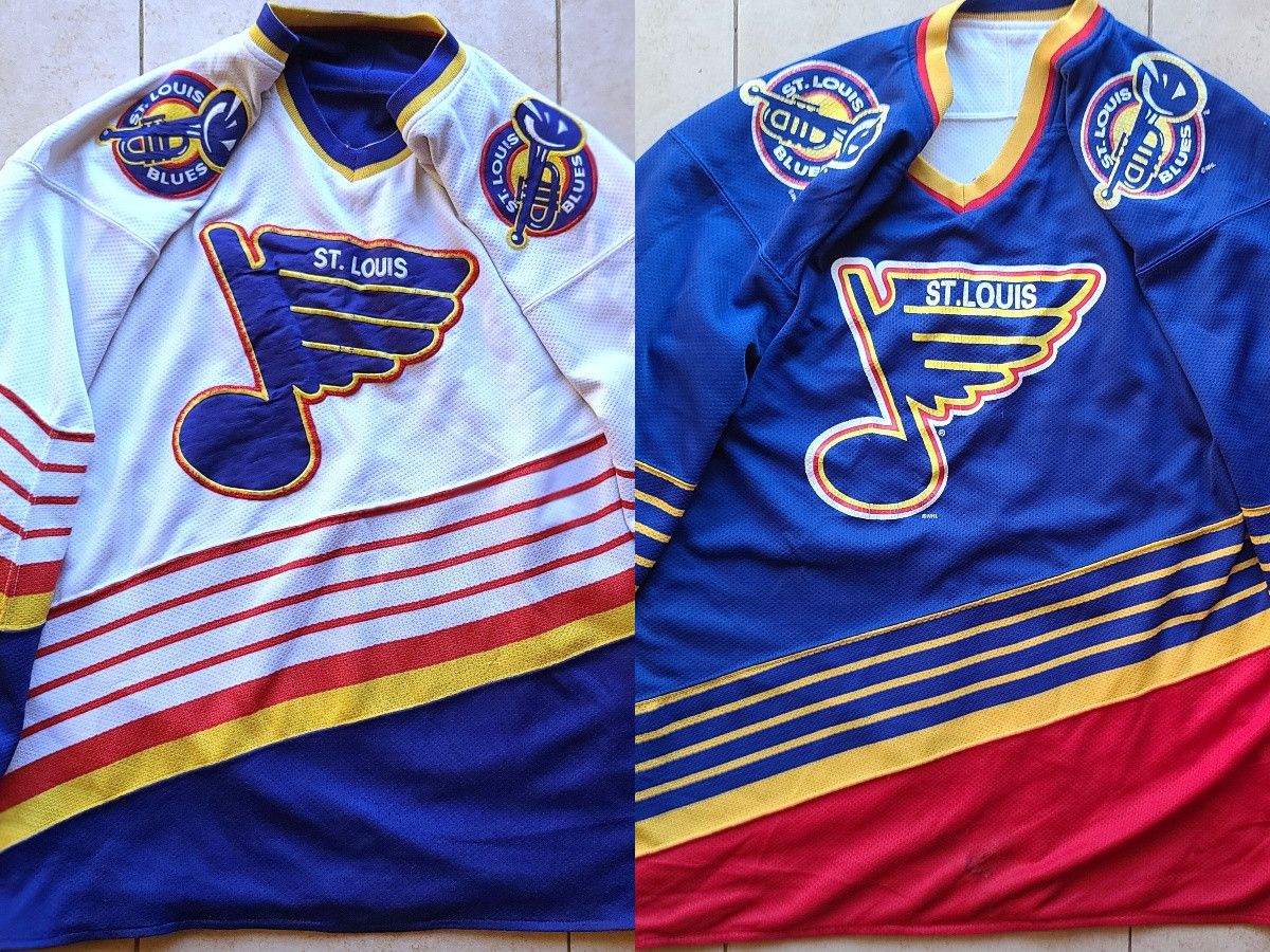 Starter St Louis Blues 90s STARTER jersey REVERSIBLE NHL hockey Size US L / EU 52-54 / 3 - 1 Thumbnail