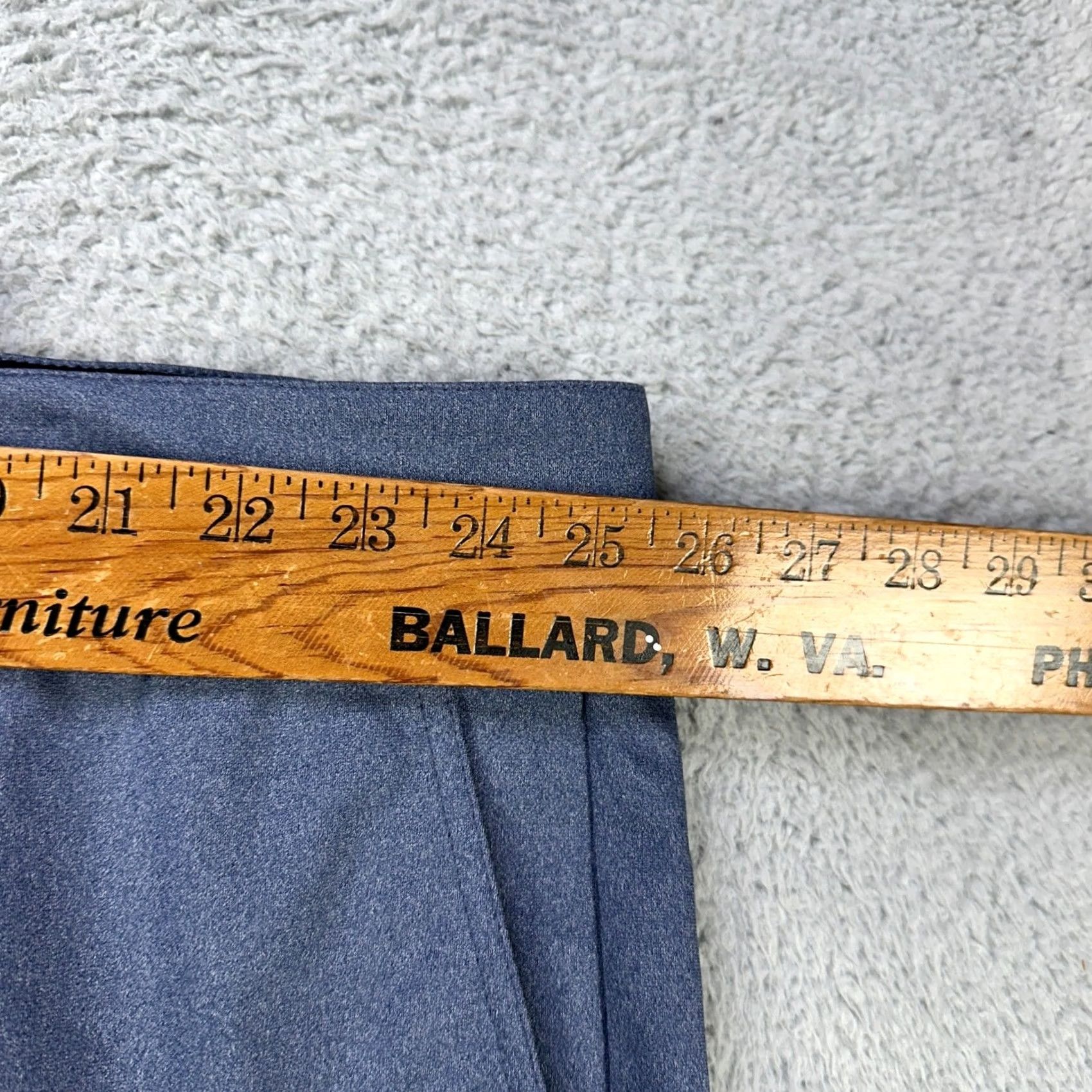 Vintage 01.Algo Mens Chino Golf Pants 44 Blue Performance Tech Pocket Comfort Logo NEW Size US 44 / EU 60 - 6 Thumbnail