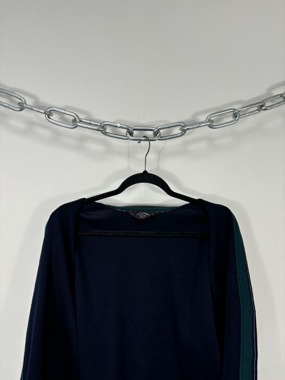 Paul & Shark Paul & Shark Navy Blue Wool Blend Pocket Cardigan Sweater Size US S / EU 44-46 / 1 - 10 Thumbnail