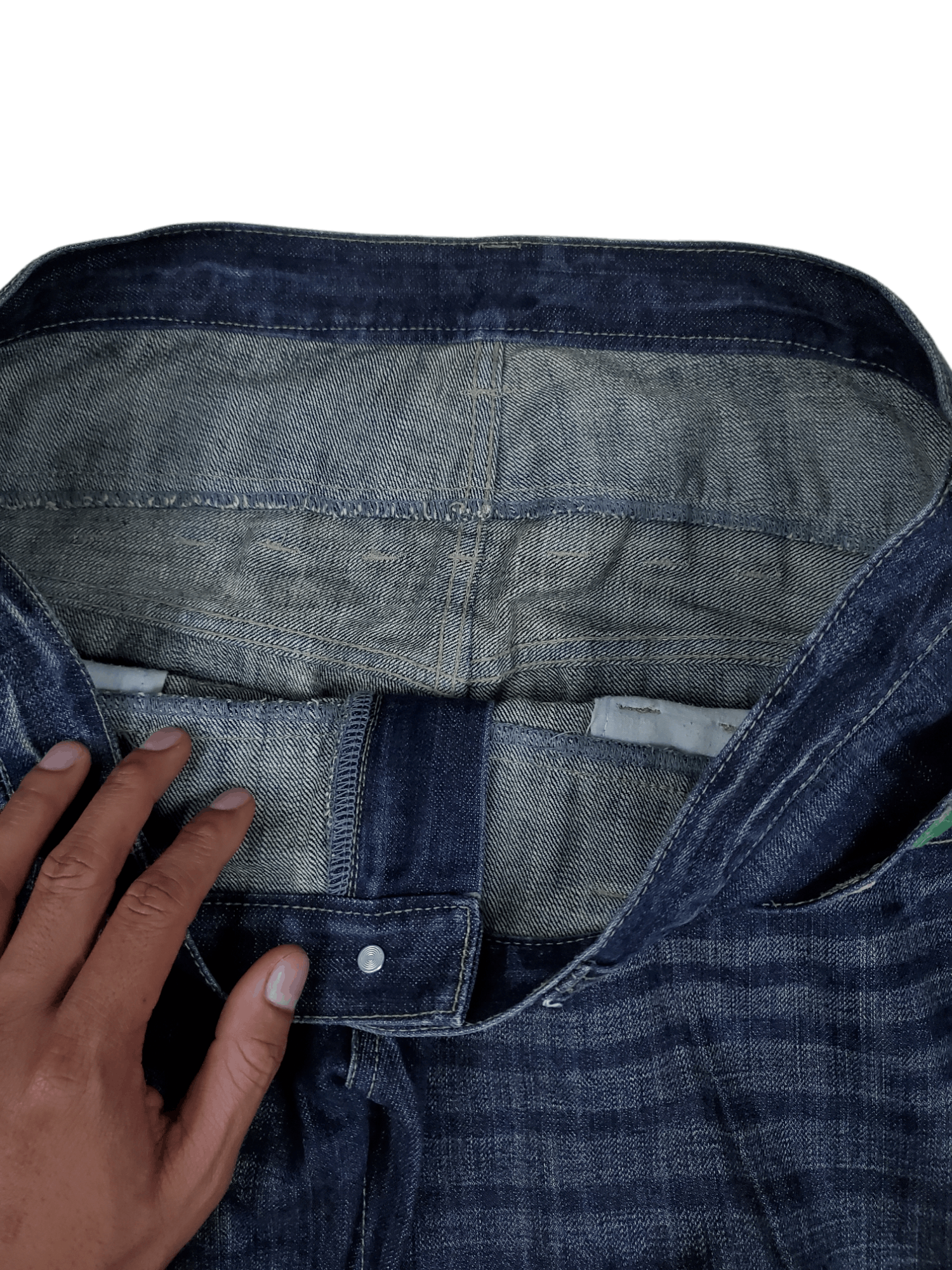 Japanese Brand × Vintage 🔥Vintage Japan Brand Double Waist Denim 🔥 Size US 37 - 3 Thumbnail