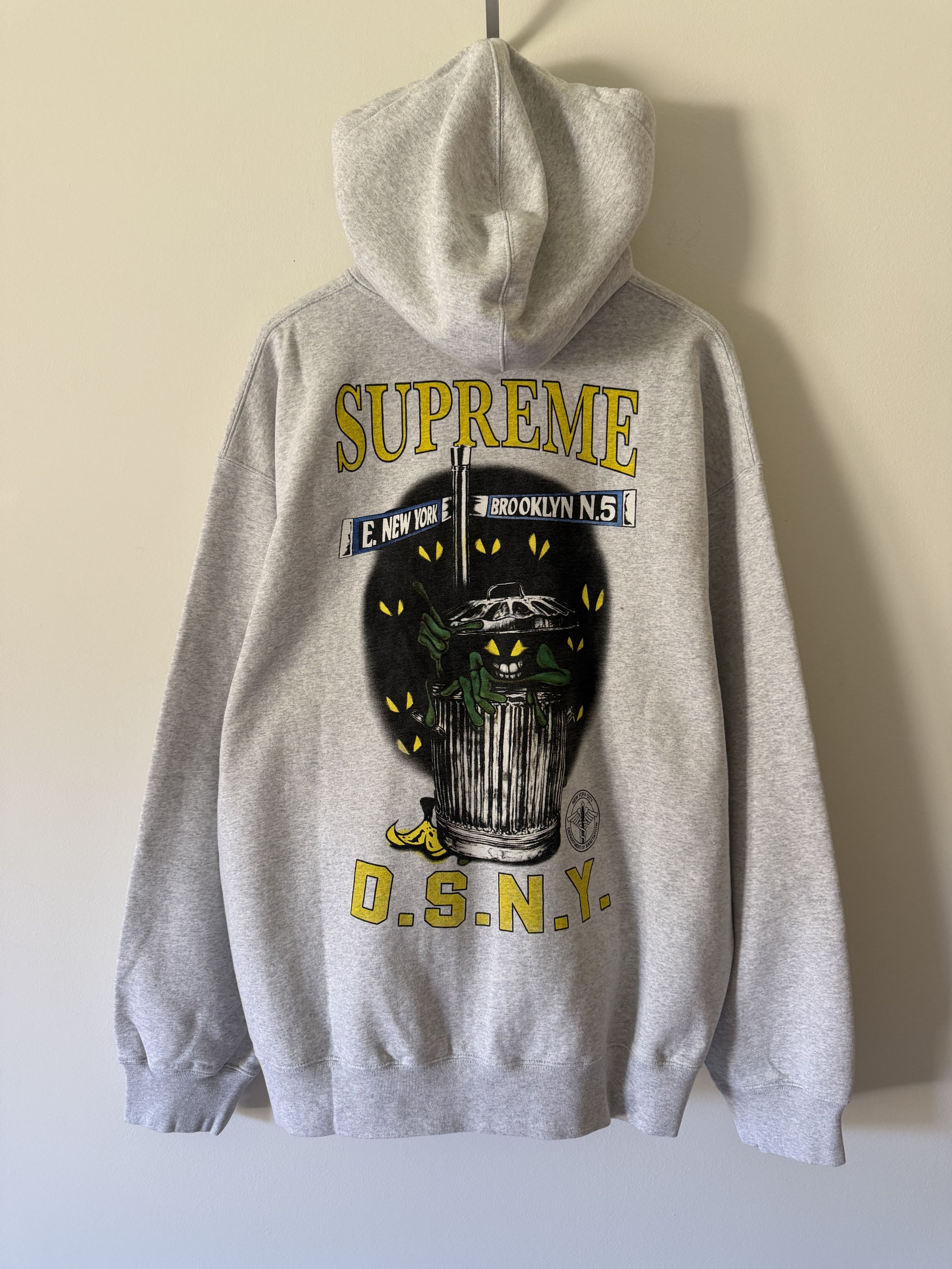 Designer × Streetwear × Supreme Supreme x Aphex Twin Zip Up hoodie
