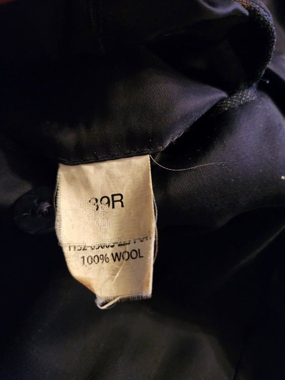 Jos. A. Bank Jos.a.bank men's navy 100%wool sport coat blazer jacket 39R Size 38R - 4 Thumbnail