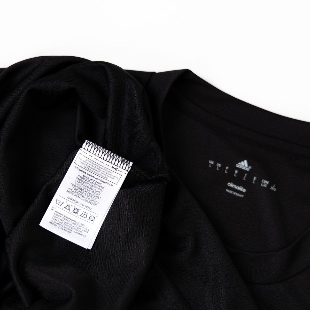 Adidas Adidas Mens Black Climalite T-Shirt Jersey Tee Athletic Size US L / EU 52-54 / 3 - 7 Thumbnail