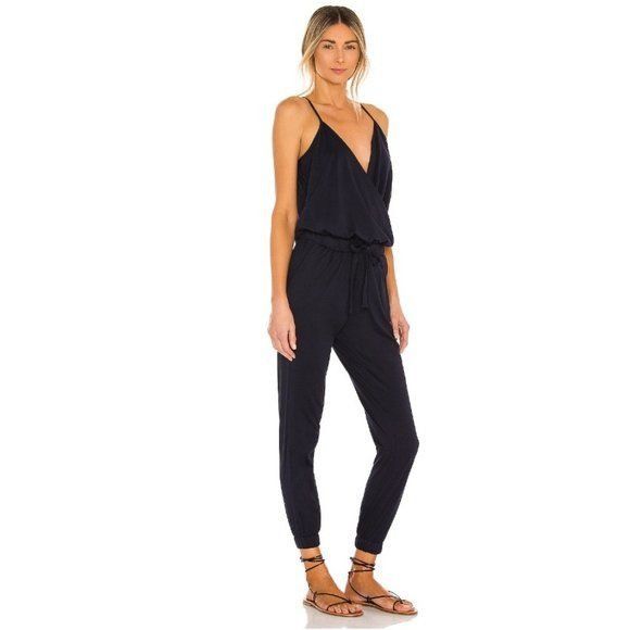 REVOLVE Bobi Navy Blue Supreme Jersey Jumpsuit Size 27" / US 4 / IT 40 - 2 Thumbnail