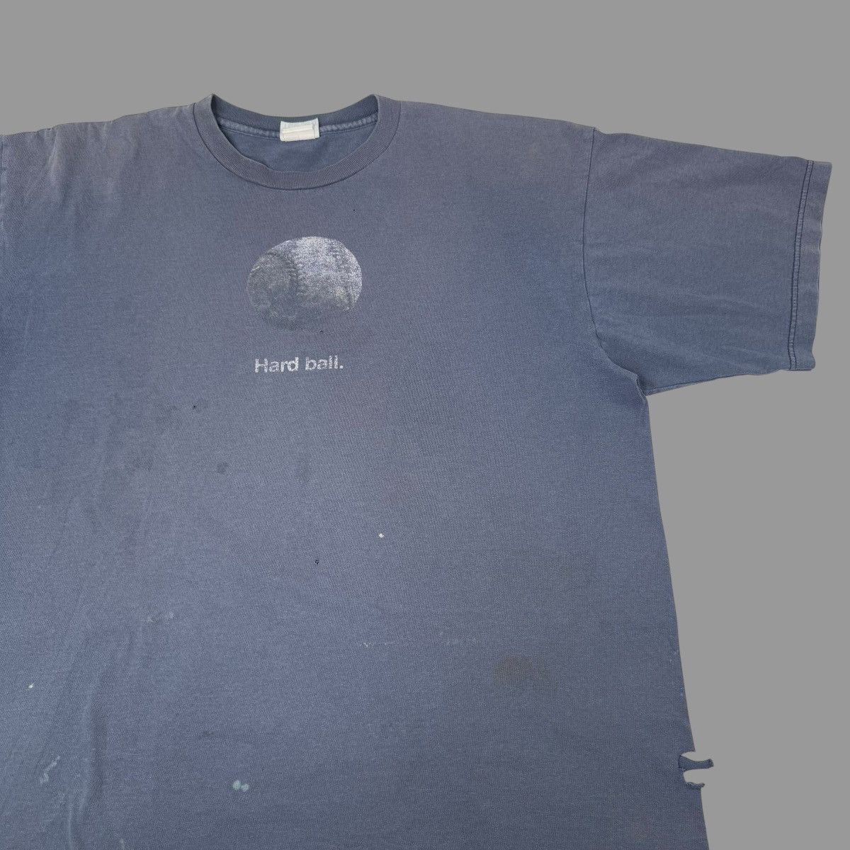 Vintage Vintage faded hard ball tshirt Size US XXL / EU 58 / 5 - 2 Thumbnail