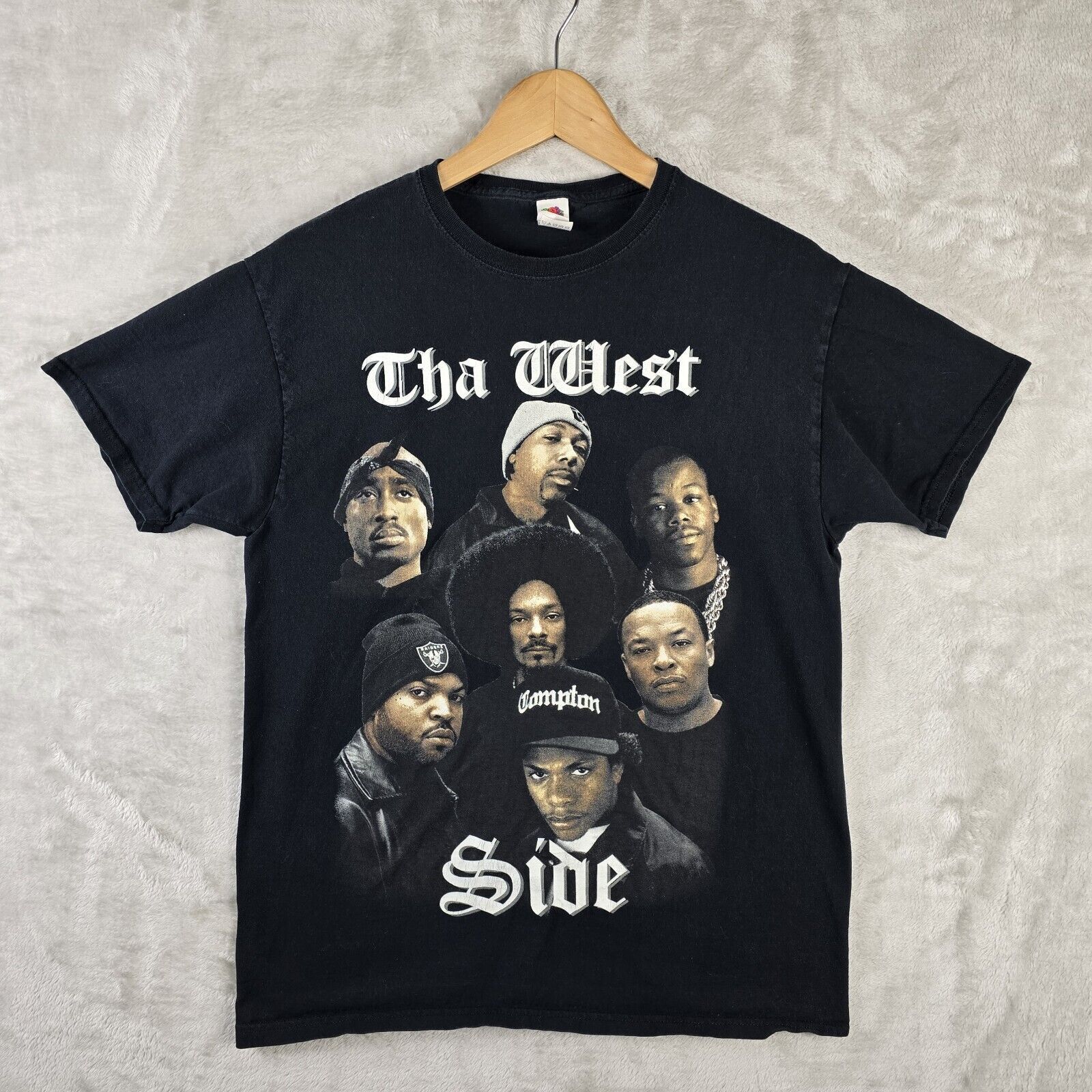 Fruit Of The Loom Tha West Side Shirt Medium Tupac Snoop Dogg Eazy E Ice Cube Size US M / EU 48-50 / 2 - 2 Thumbnail