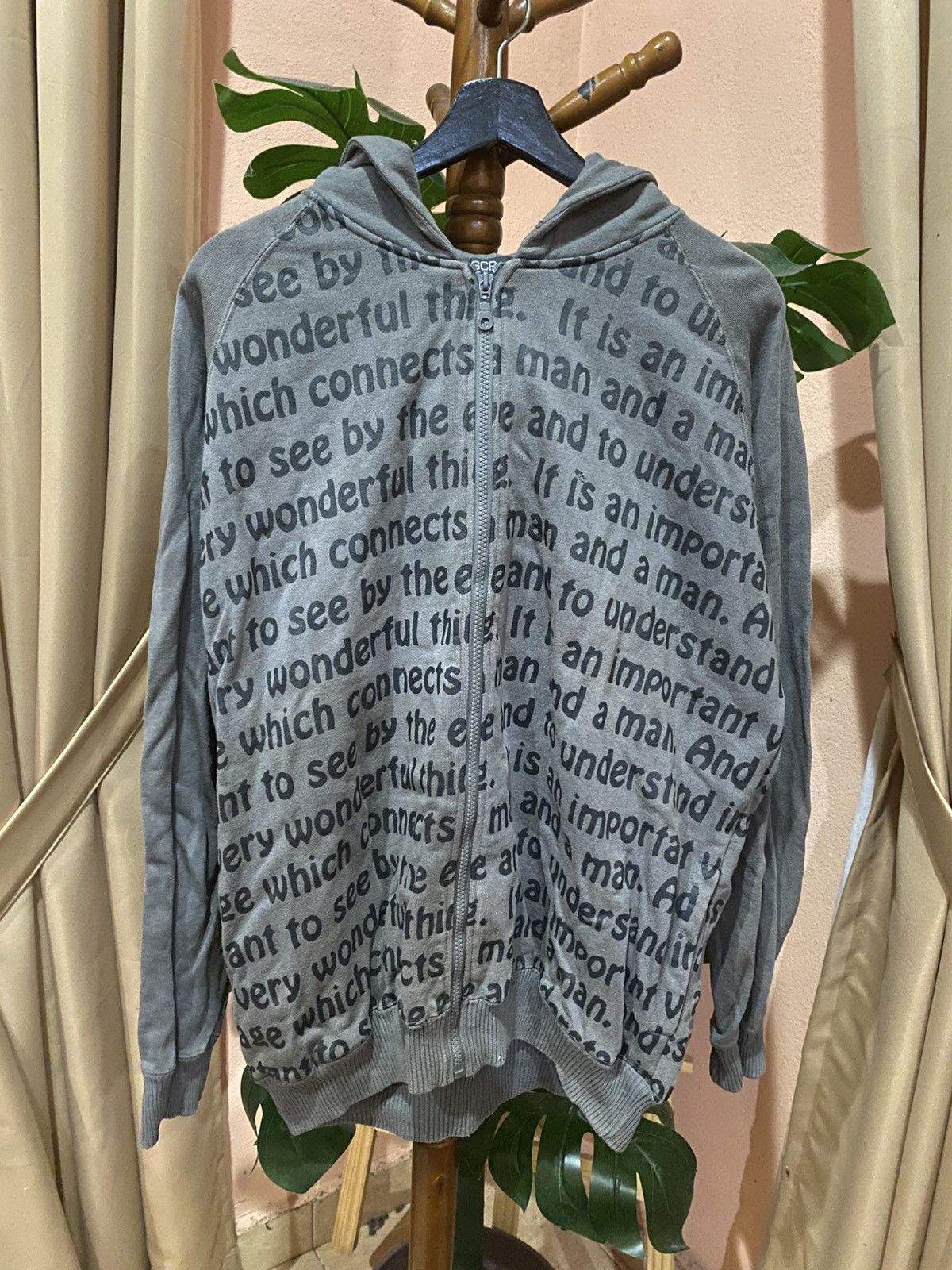 Japanese Brand Vintage GCR by Giancarlo Ricci Gray Full-Zip Hoodie Size US XL / EU 56 / 4 - 1 Thumbnail