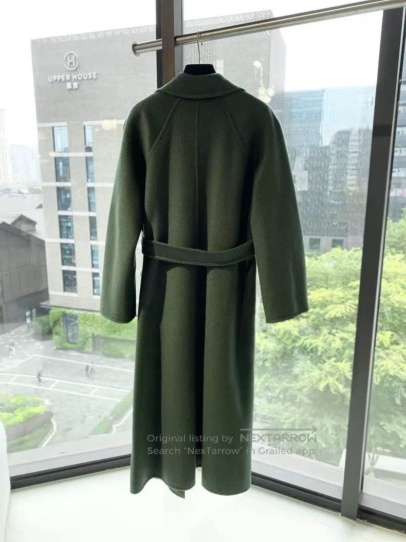 Max Mara Max Mara Green cashmere coat Size S / US 4 / IT 40 - 3 Thumbnail