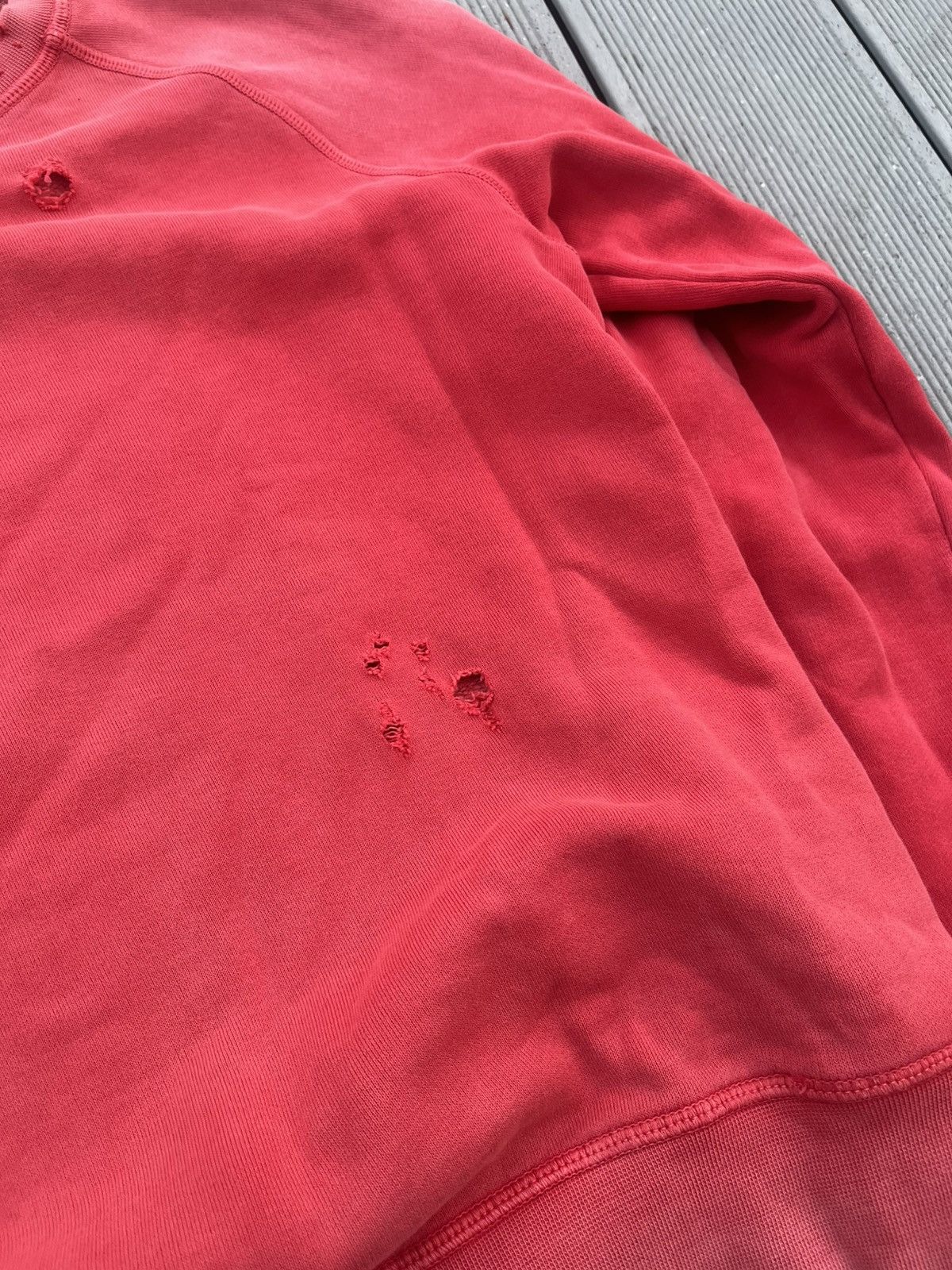 Dsquared2 Vintage Dsquared Red Sunfaded / Distressed Sweatshirt Size US M / EU 48-50 / 2 - 5 Thumbnail