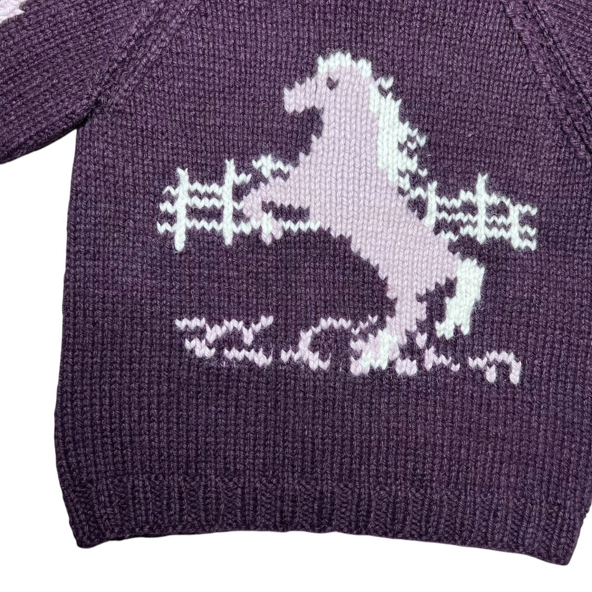 Other Vintage 1960s Cowichan Wool Horse Barn Horses Knit Sweater Size US M / EU 48-50 / 2 - 11 Thumbnail