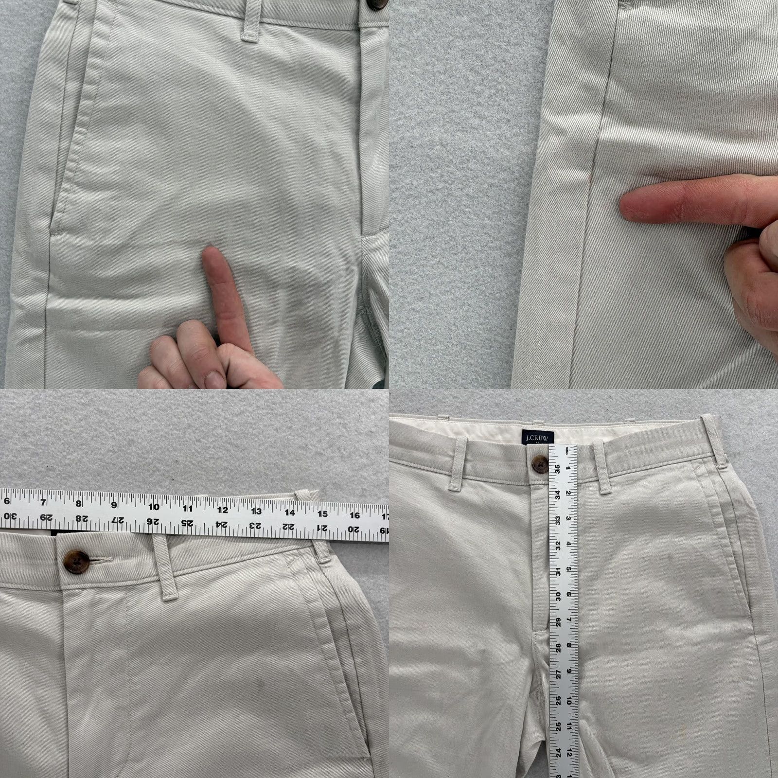 J.Crew J.Crew Shorts Mens 28 Beige Chino Flat Front 9" Twill Casual Summer NWT Sleeves? Size US 28 / EU 44 - 8 Thumbnail