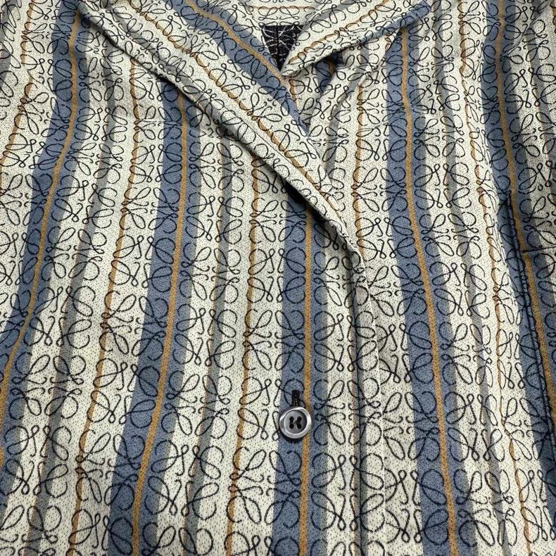 Loewe LOEWE National style vertical stripes full print shirt jac Size XS / US 0-2 / IT 36-38 - 7 Thumbnail
