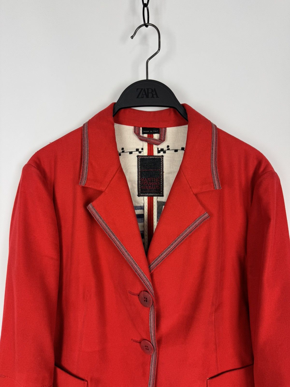 Marithe + Francois Girbaud Marithe Francois Girbaud Viscose Women’s Blazer Jacket Size M / US 6-8 / IT 42-44 - 3 Thumbnail