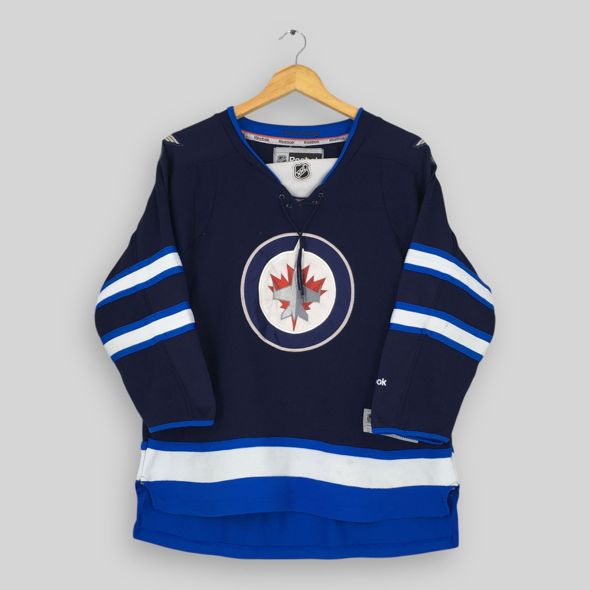 NHL × Reebok × Vintage Vintage Winnipeg Jets NHL Jersey Large Size US L / EU 52-54 / 3 - 1 Thumbnail