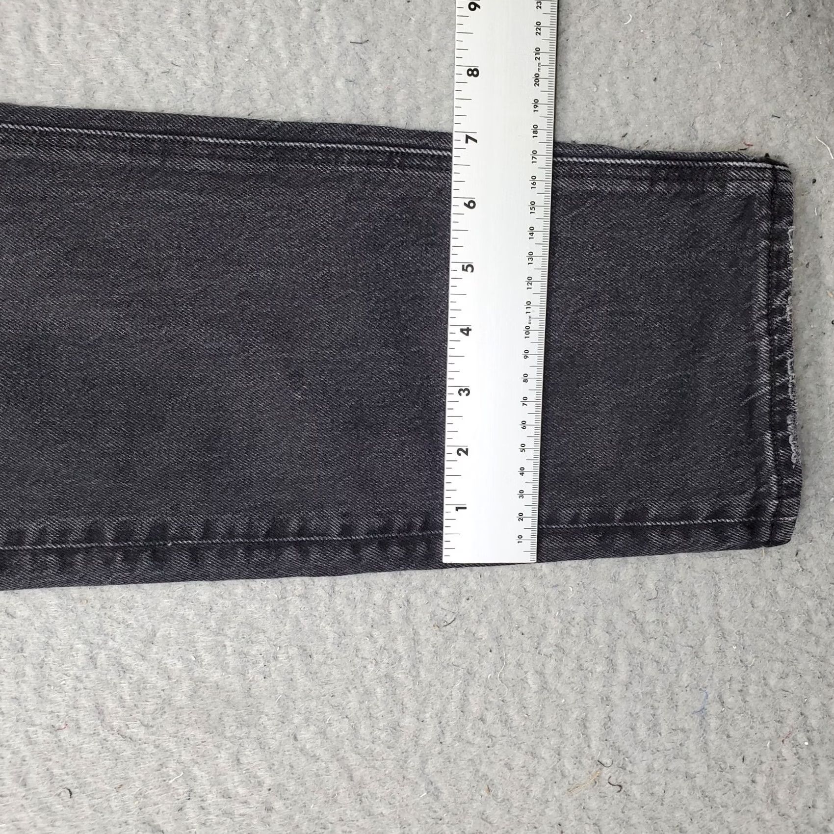 American Eagle Outfitters American Eagle Outfitters Jeans Womens Size 2 Black Denim Stretch High Rise Straight Distressed Size 26" / US 2 / IT 38 - 5 Thumbnail
