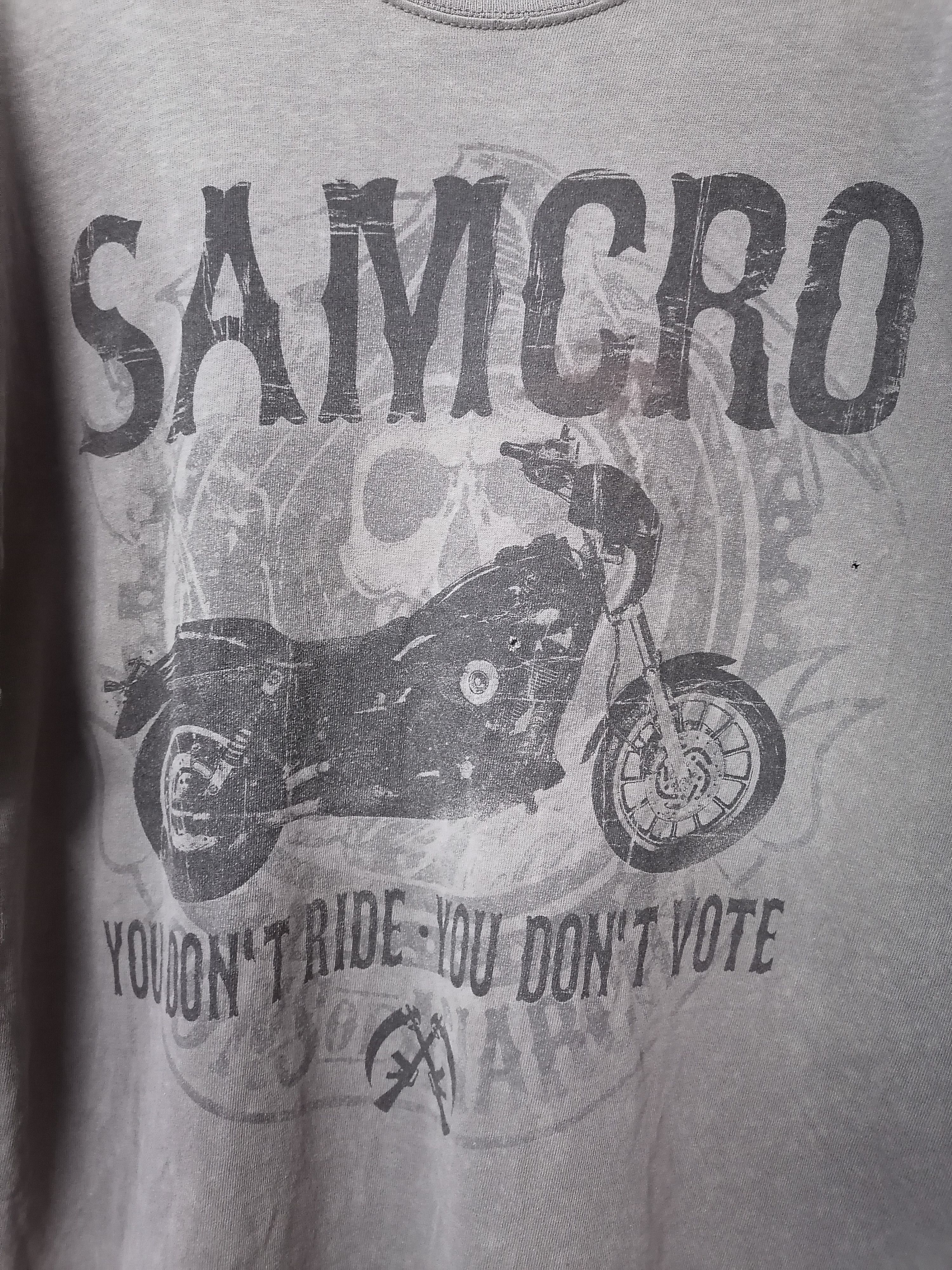 Harley Davidson × Sons of Henrey × Vintage Trashed Faded Vintage 00s Sons Of Anarchy Samcro Tees Size US L / EU 52-54 / 3 - 2 Thumbnail