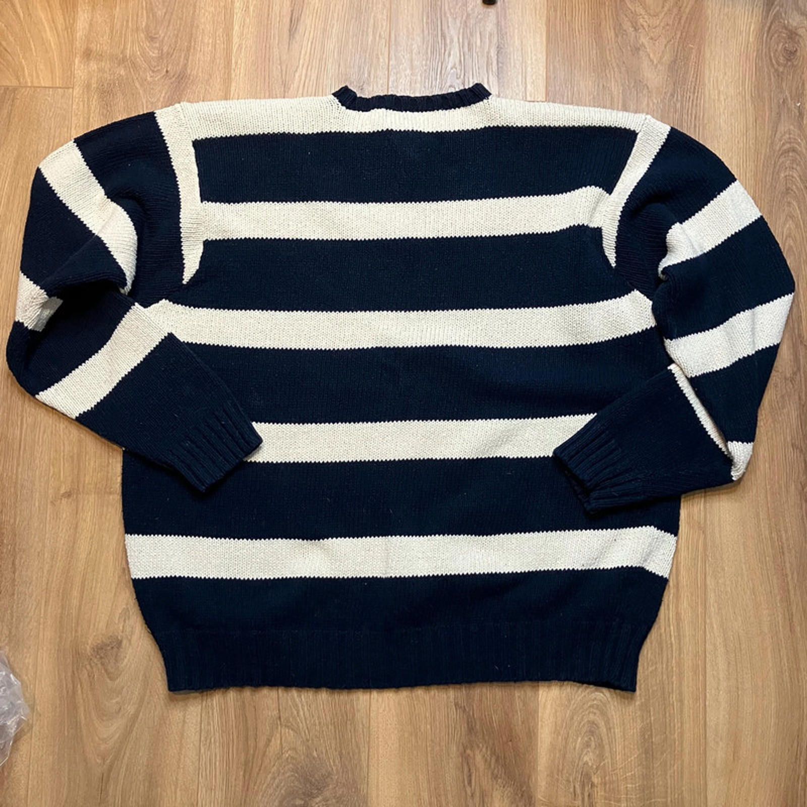 Polo Ralph Lauren Vintage polo Ralph heavy chunky knit cotton jumper XXL blue Size US XXL / EU 58 / 5 - 6 Thumbnail