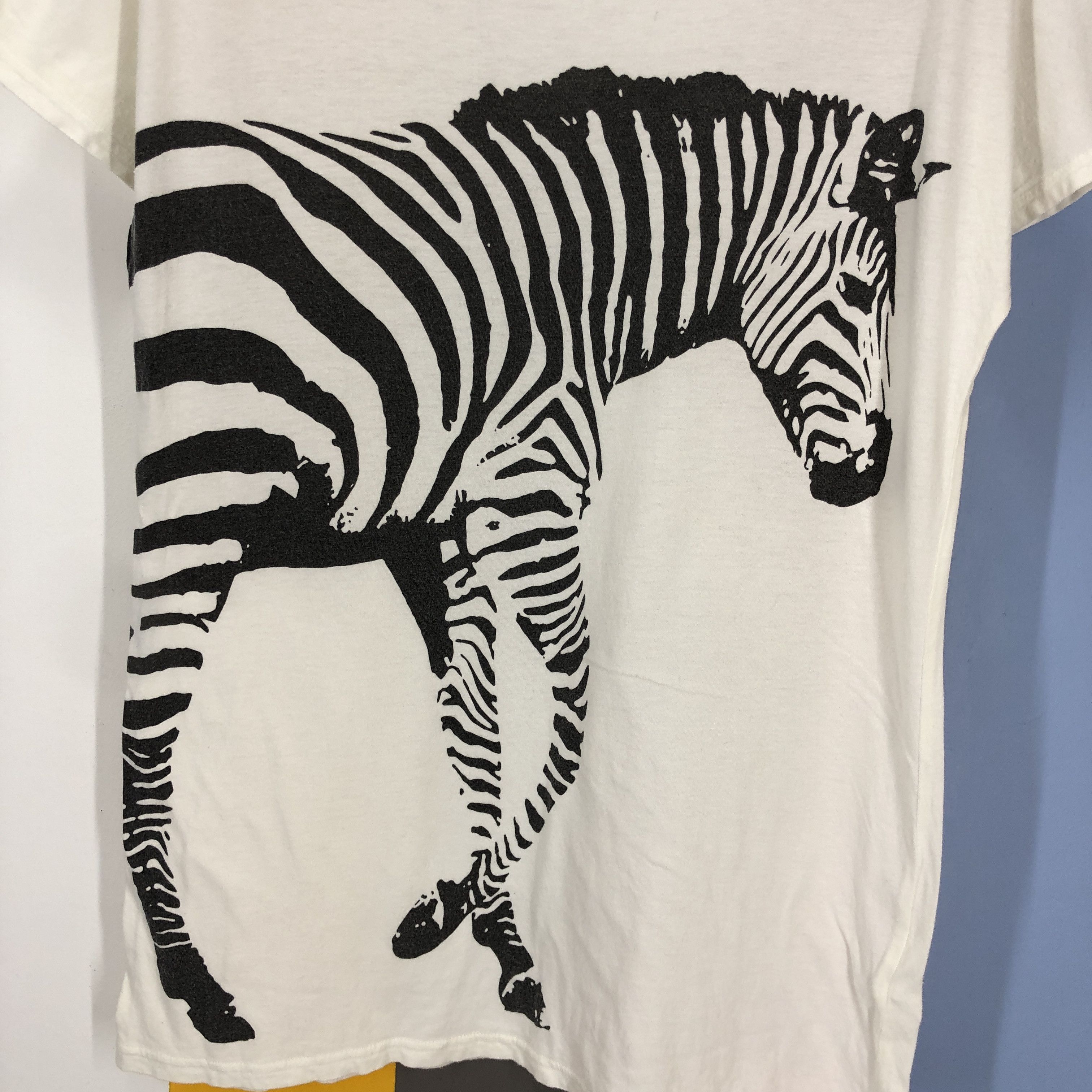 Pleasures Zebra MADE IN PLEASURE T Shirt #1508/AZ Size US M / EU 48-50 / 2 - 2 Thumbnail
