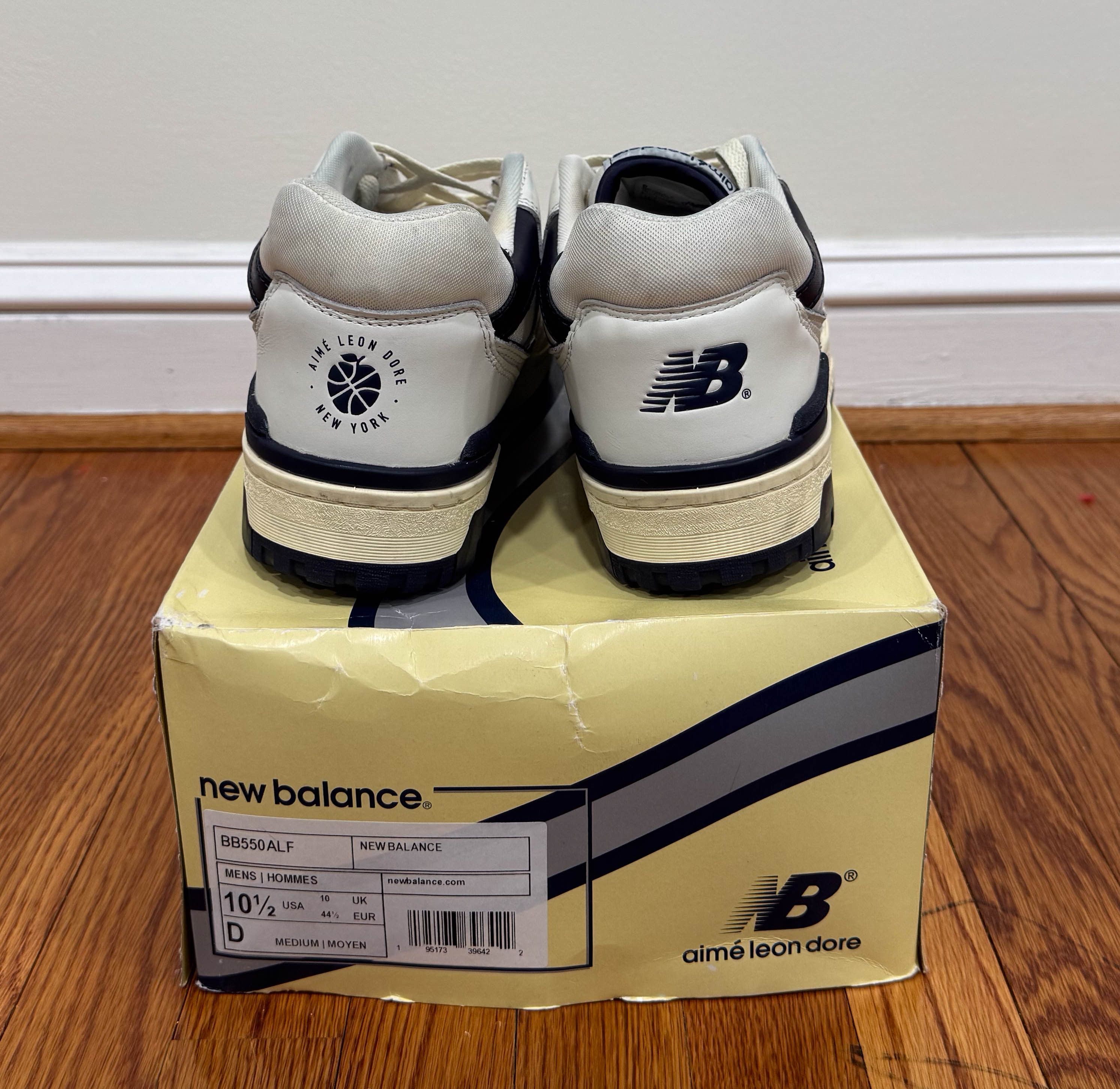 Aime Leon Dore × New Balance New Balance 550 Aime Leon Dore White Navy Size US 10.5 / EU 43-44 - 2 Thumbnail