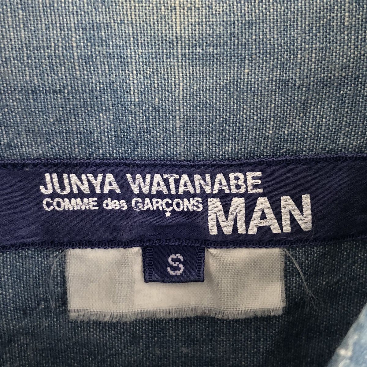 Comme des Garcons × Junya Watanabe Comme des Garçon long sleeve chambray shirt big skull logo Size US S / EU 44-46 / 1 - 7 Thumbnail