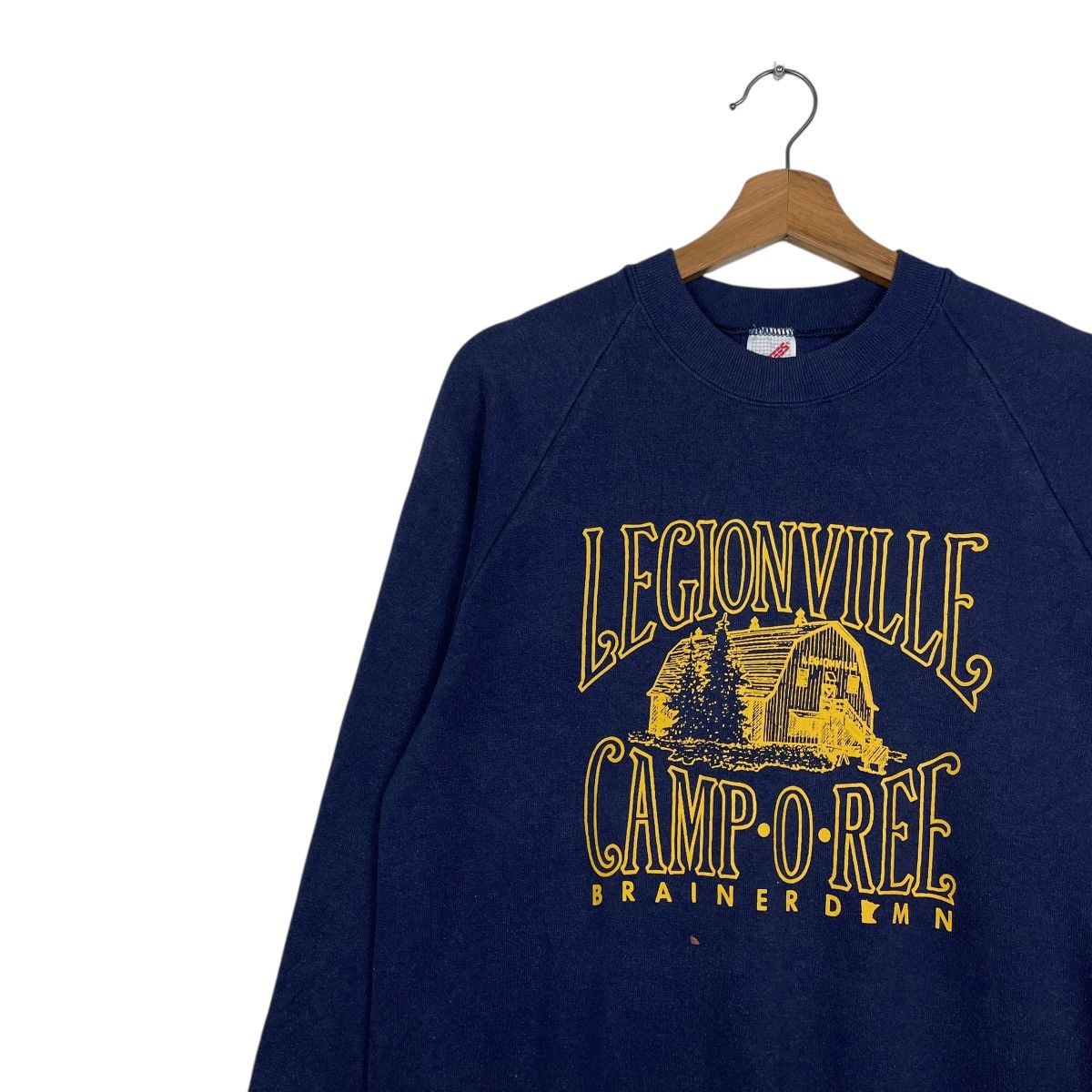 Jerzees Vintage 80s Legionville Camporee Brainerd Mn Sweatshirt Size US L / EU 52-54 / 3 - 6 Thumbnail