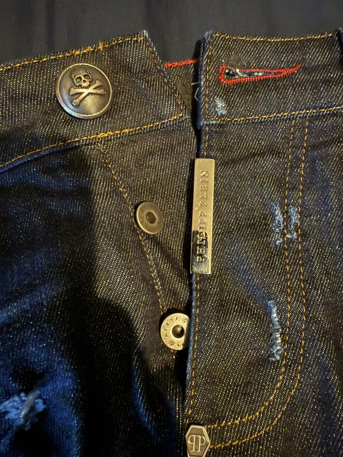 Philipp Plein Philipp Plein Skull Denim - Size 30 Size US 30 / EU 46 - 2 Thumbnail