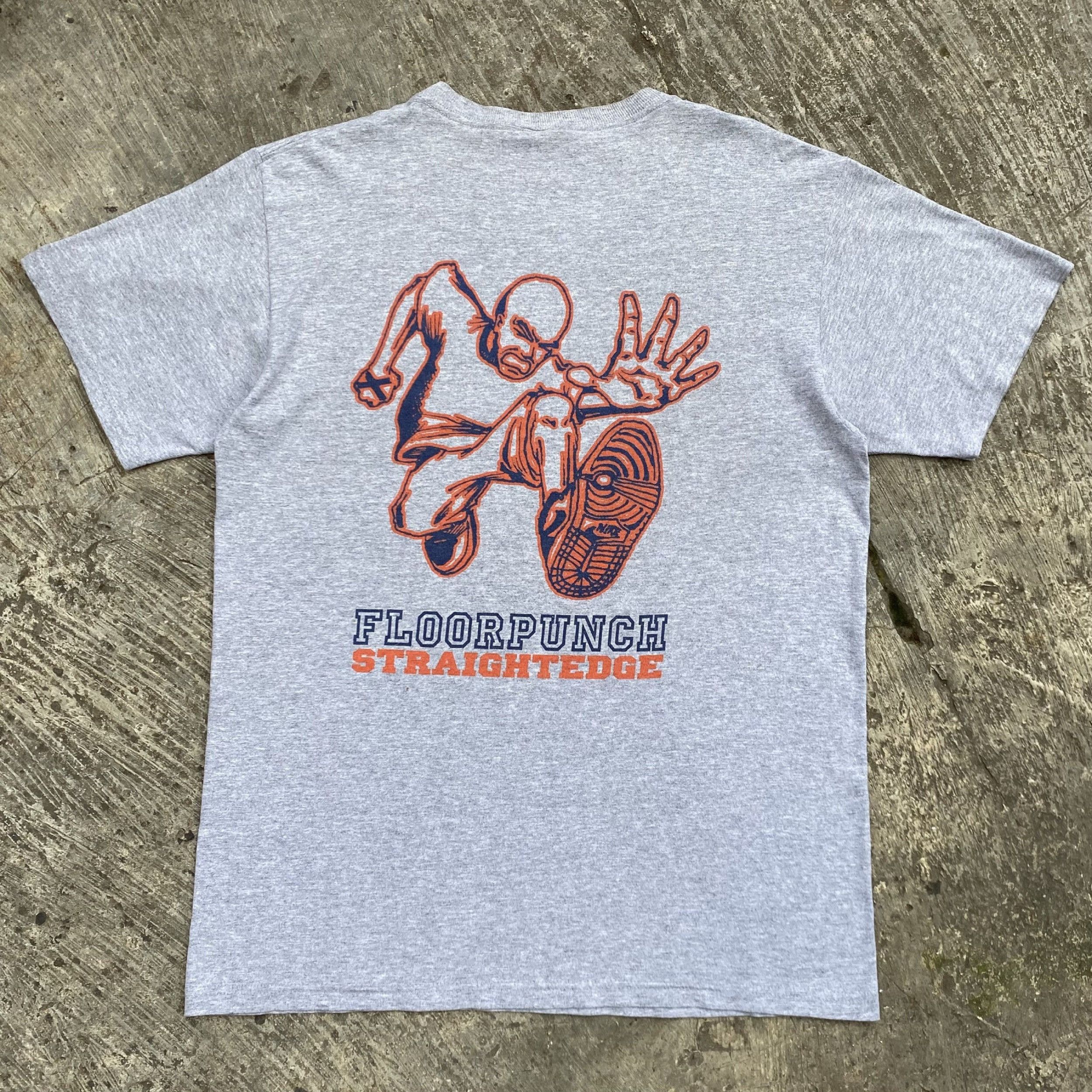 Vintage Vintage Floor Punch New Jersey Straight Edge Band T-shirt Size US M / EU 48-50 / 2 - 16 Thumbnail