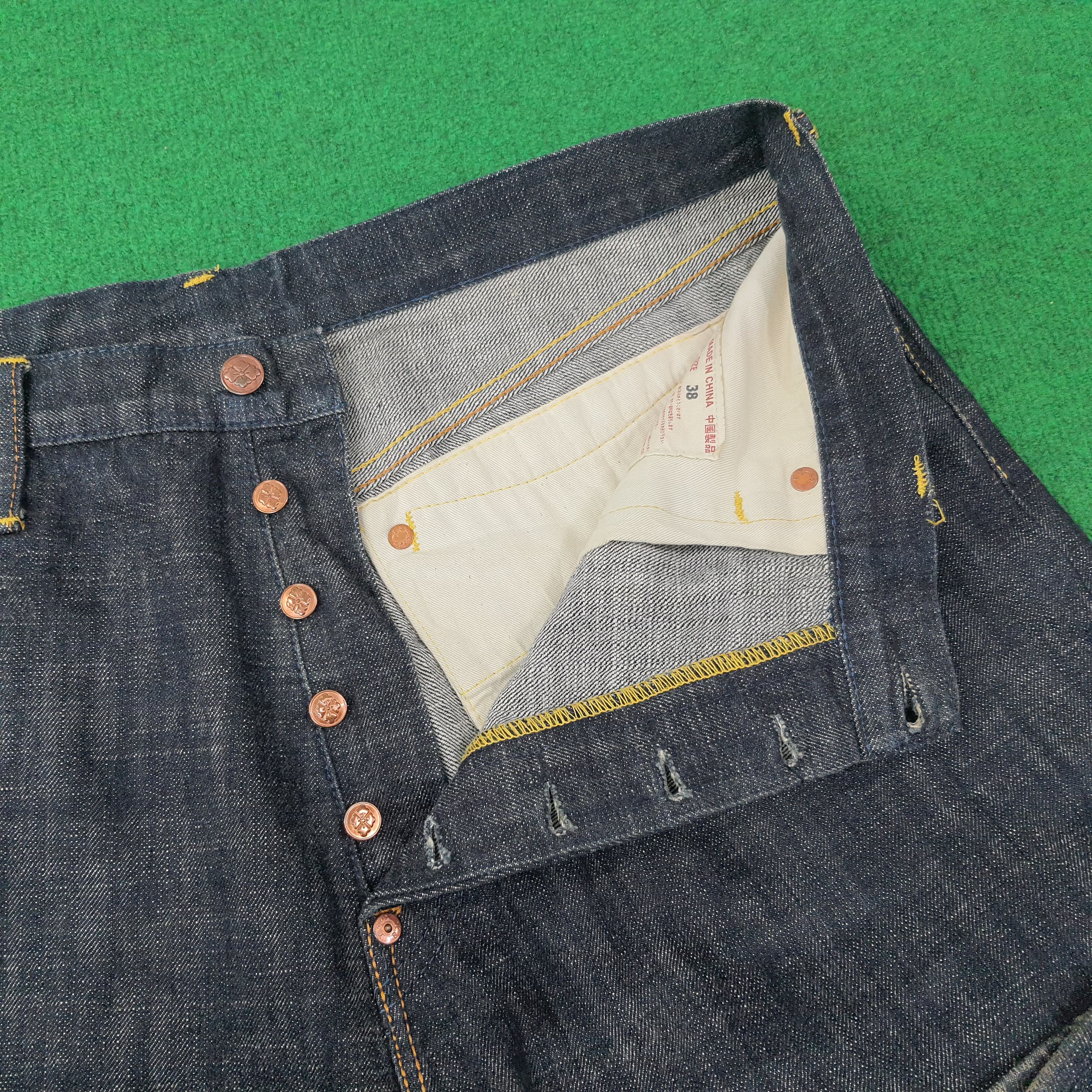Evisu Vintage Evisu Paris Selvedge Japan Brand Jeans C258N30 Size US 37 - 6 Thumbnail
