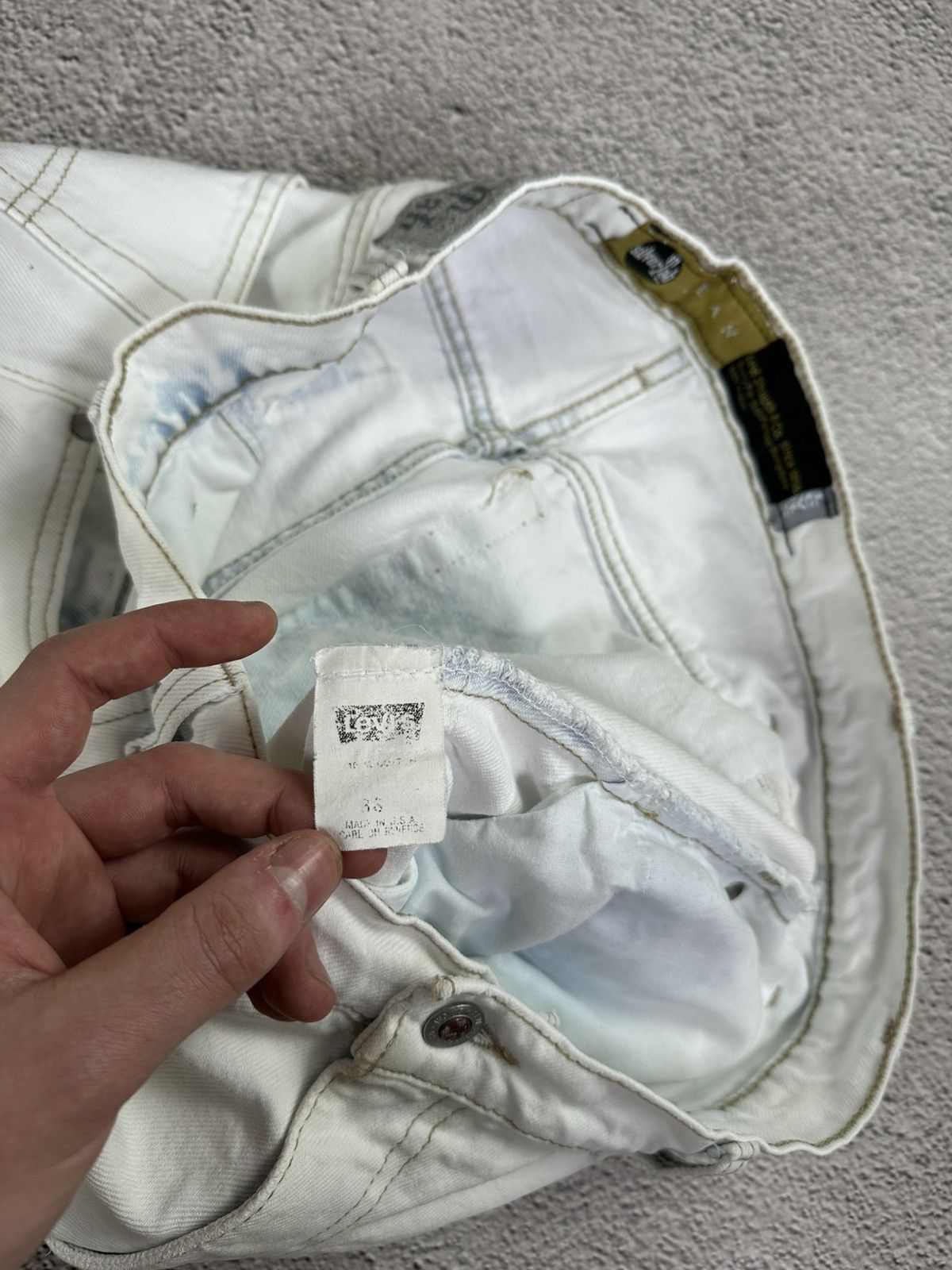 Jean × Levi's × Vintage Vintage Levi’s Silver Tab Lean Baggy Short 90s USA Y2K Size US 33 - 13 Thumbnail