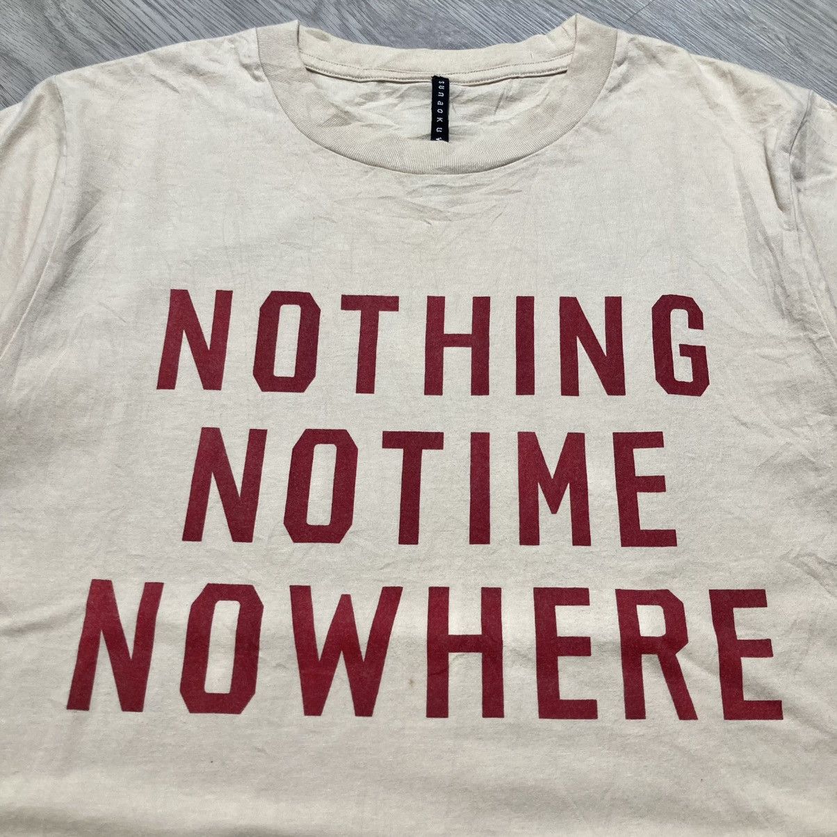 Sunao Kuwahara Sunao Kuwahara by Issey Miyake “Tripple N Word” T-shirt Size L / US 10 / IT 46 - 3 Thumbnail