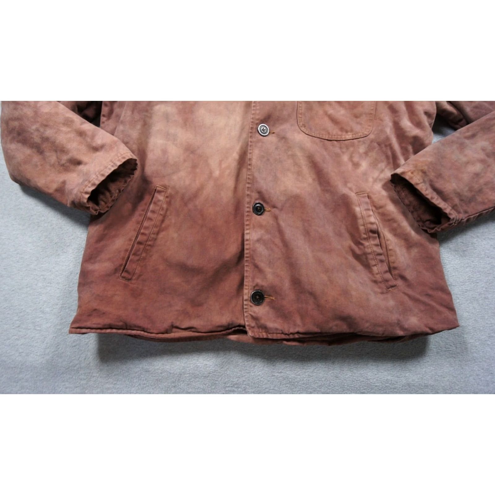 Vintage Mollusk Jacket Mens Medium Button Up Tie Dye Fleece Lined Outdoors Casual Adult Size US M / EU 48-50 / 2 - 3 Thumbnail