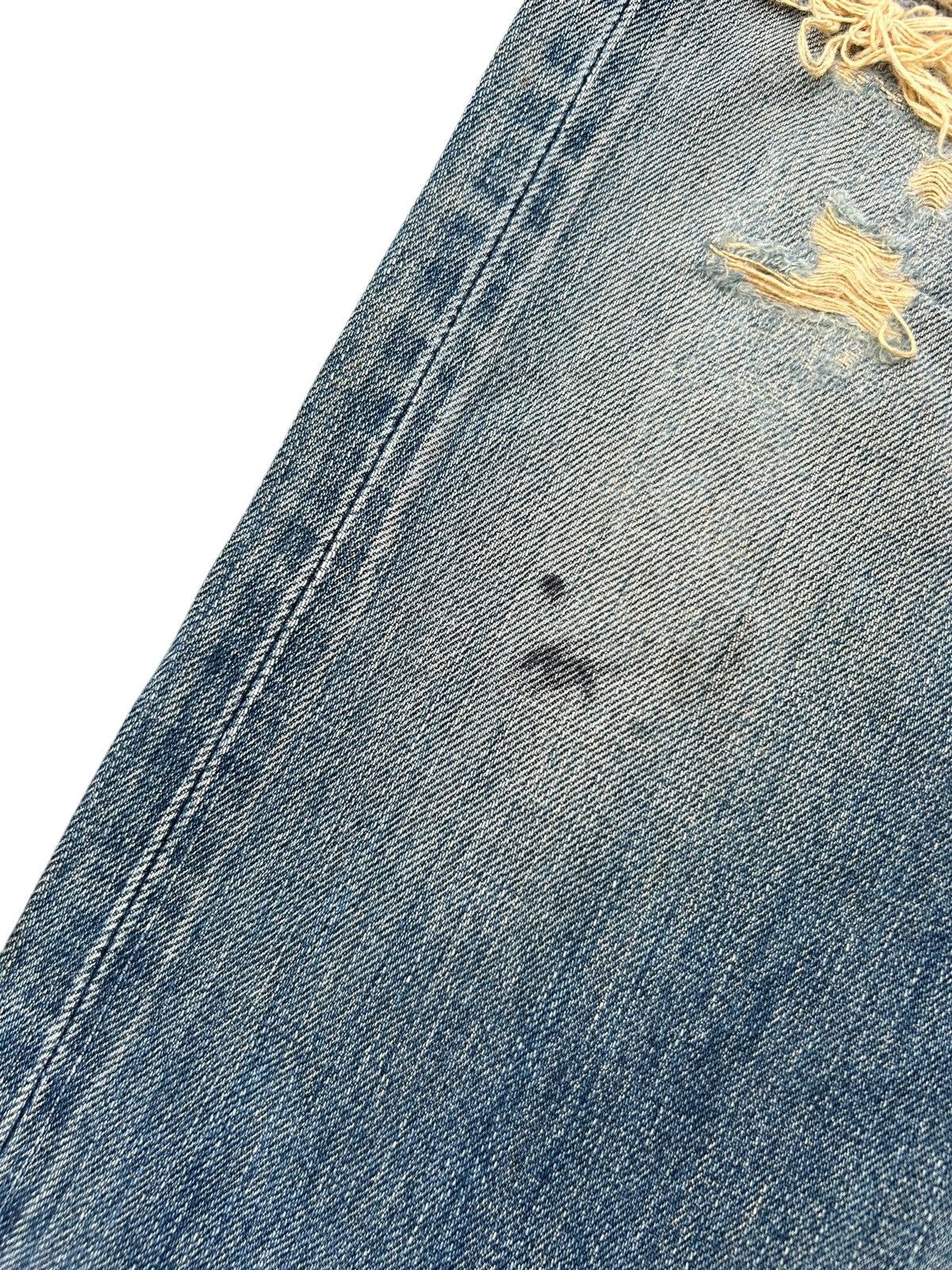 Japanese Brand × Kapital × Vintage Edwin Selvedge Distressed Rusty mud Wash Denim Size US 28 / EU 44 - 5 Thumbnail