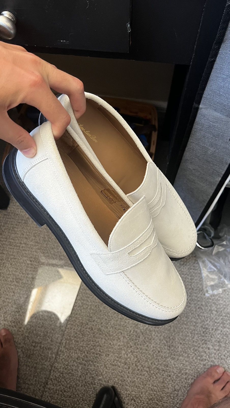 Aime Leon Dore ALD WHITE LOAFERS | Grailed display picture 2