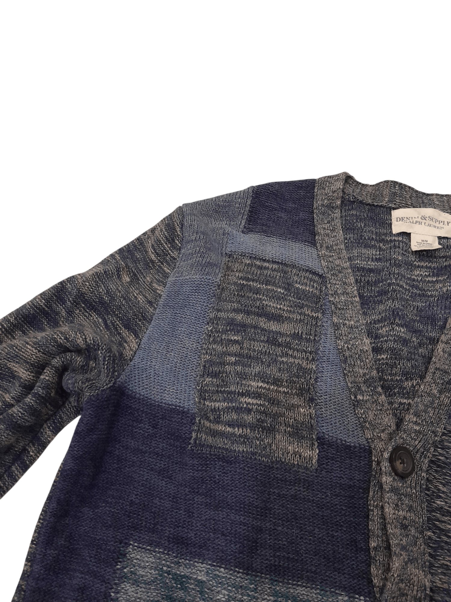 Denim & Supply Ralph Lauren Ralph Lauren Knitwear Patchwork Cardigan (F619) Size US M / EU 48-50 / 2 - 5 Thumbnail