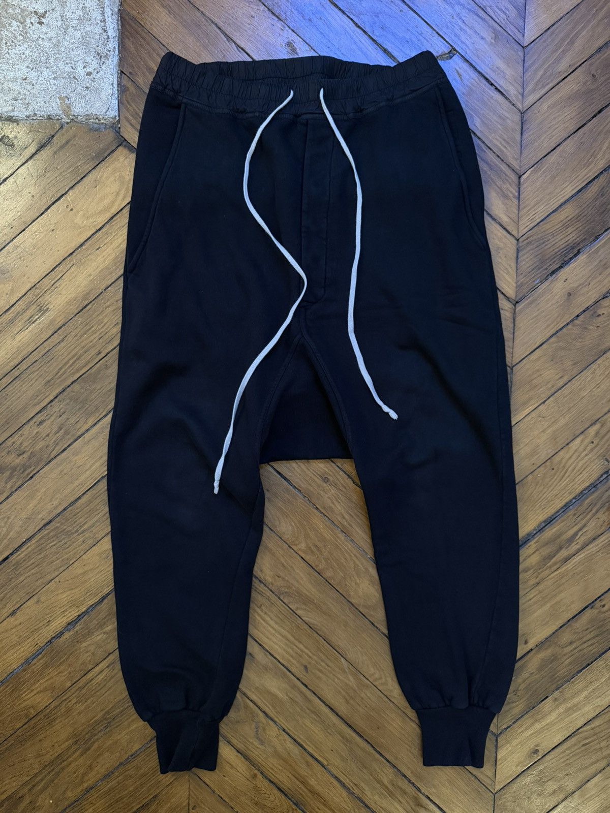 Rick Owens Rick Owens fw22 Strobe drawstring slim long pant | Grailed