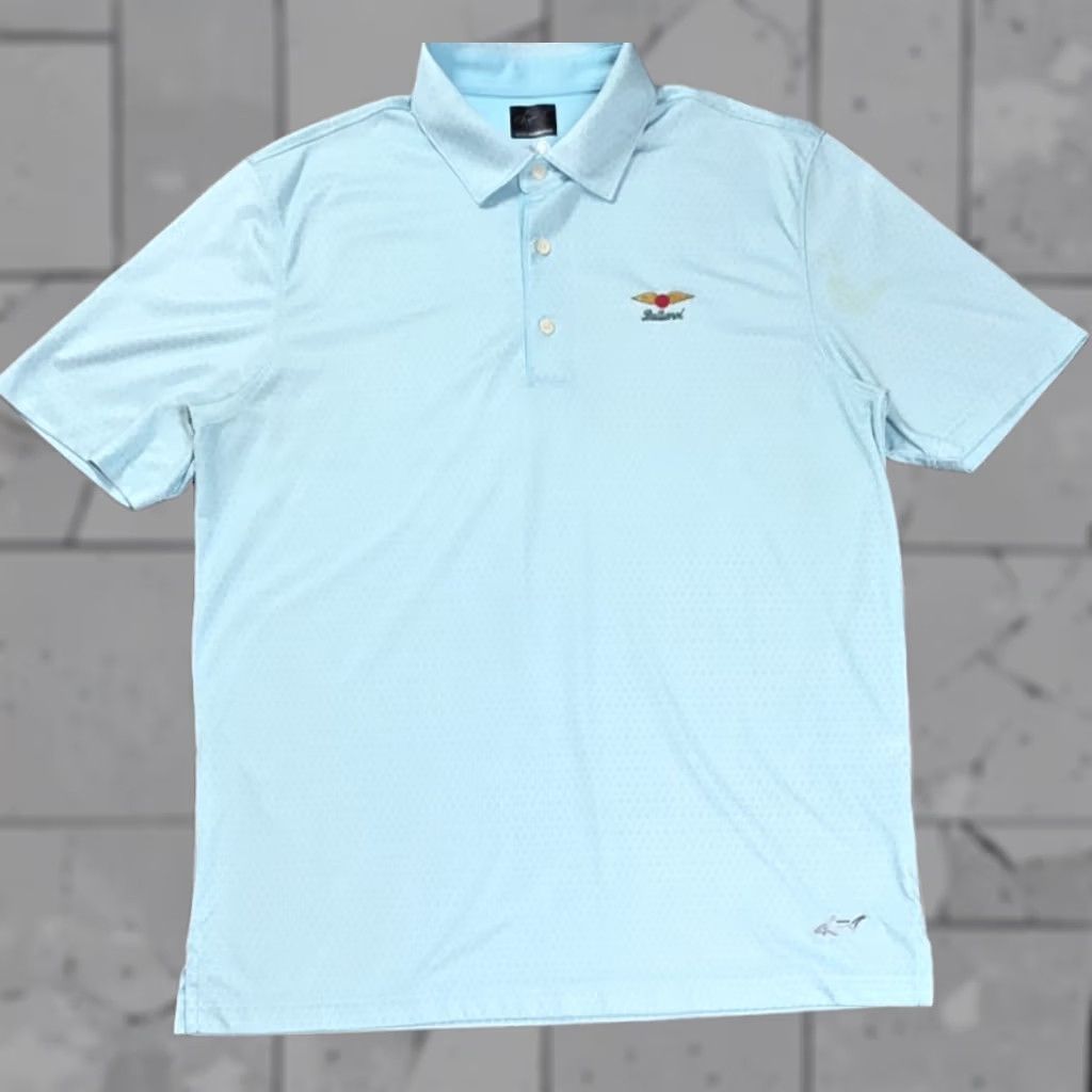 Vintage VINTAGE Baltusrol Golf Club Polo Mens L Mint Geometric AOP Short Sleeve Greg Norman Size US L / EU 52-54 / 3 - 1 Thumbnail
