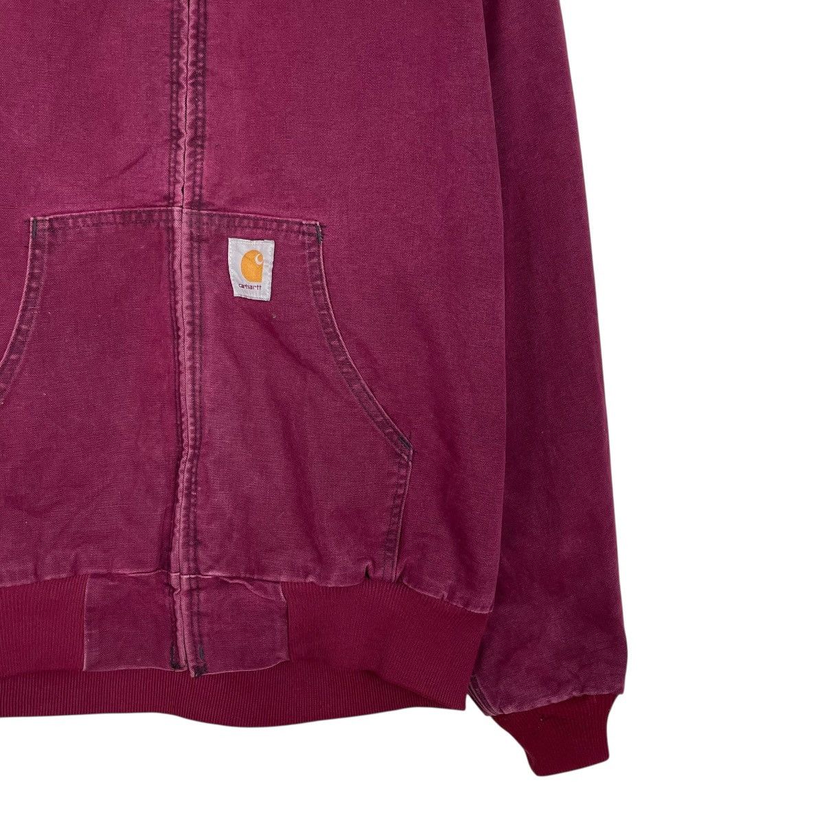 Vintage 80s Carhatt Detroit Duck Canvas Maroon Jacket